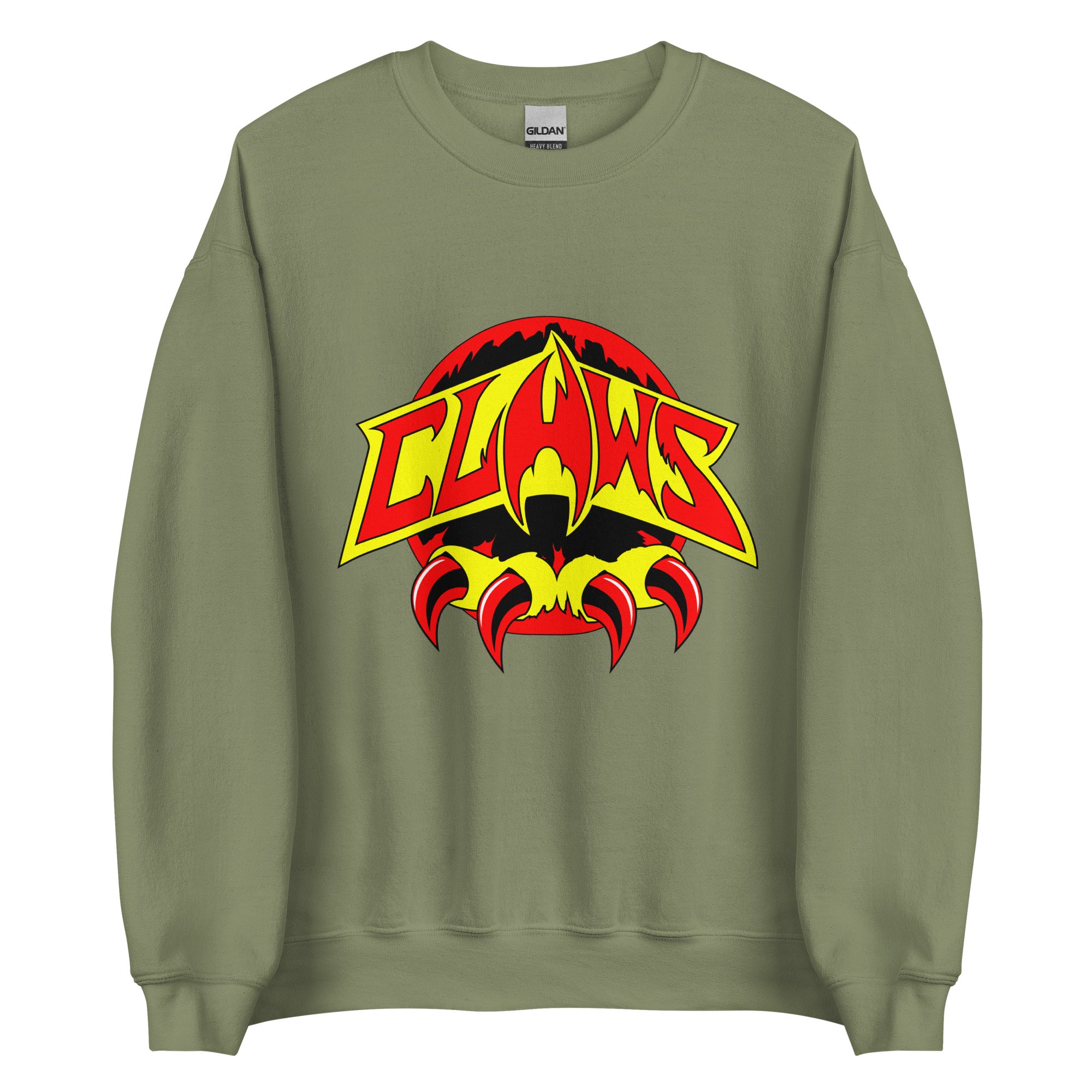 Zoo Jitsu Fighters CLAWS Logo Unisex Sweatshirt - Comfortable Pullover Hoodie for Martial Arts Fans & Streetwear Style | Perfect for Training, Gym, and Casual Wear