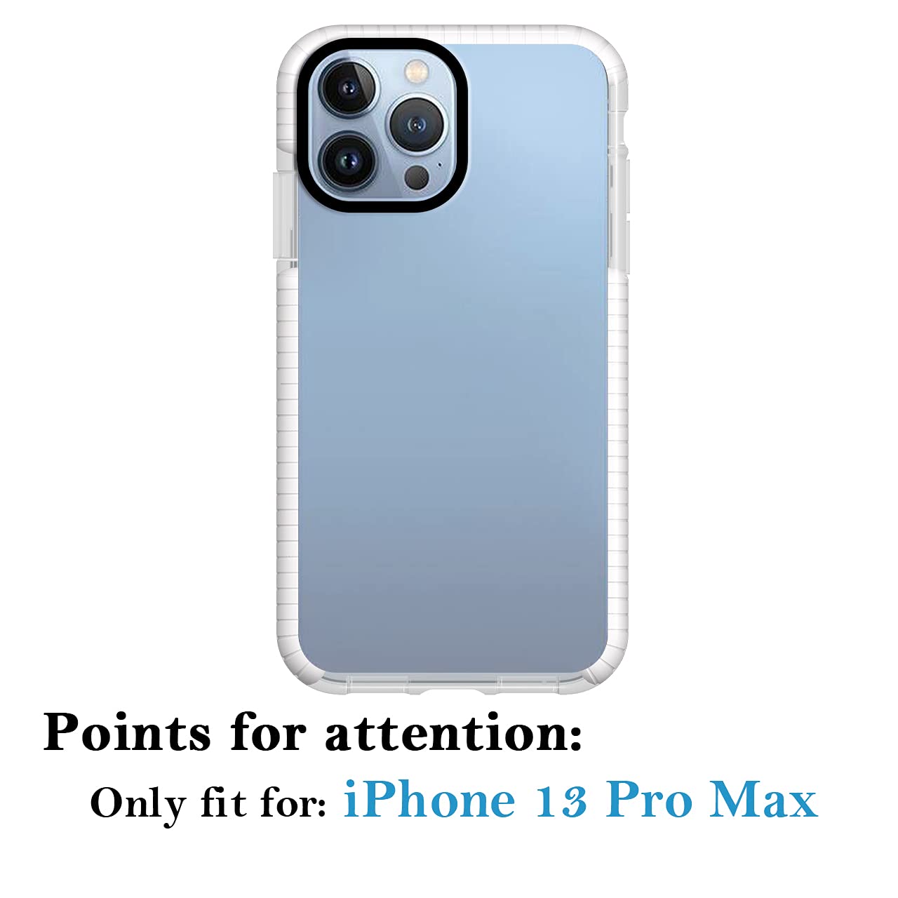 Custom iPhone 13 Pro Max Phone Case with Personalized Photo/Text/Name - Soft TPU Protective Cover Anti-Scratch & Shockproof (White) - Perfect Gift for Birthday, Anniversary & Daily Protection