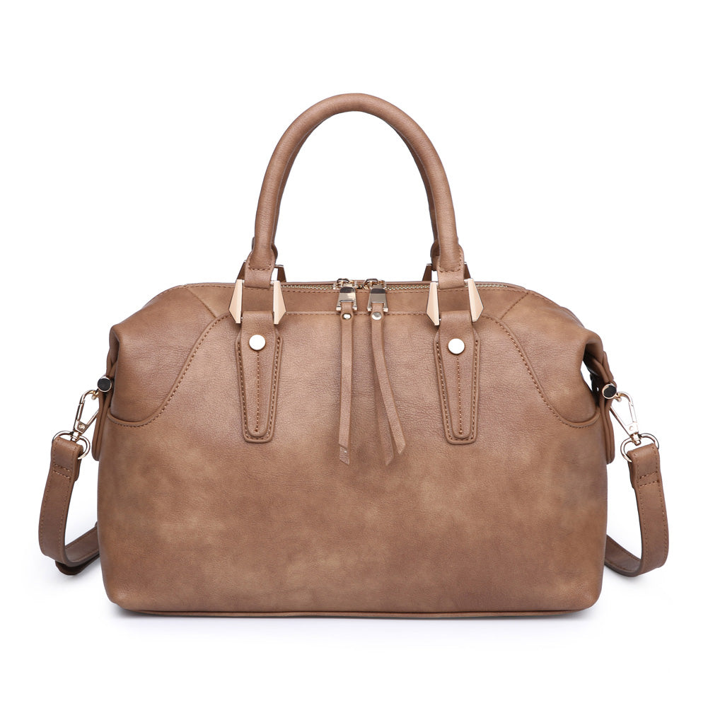 Emmerson Genuine Leather Satchel Bag for Women - Stylish Crossbody Shoulder Purse with Adjustable Strap, Perfect for Work, Travel & Everyday Use