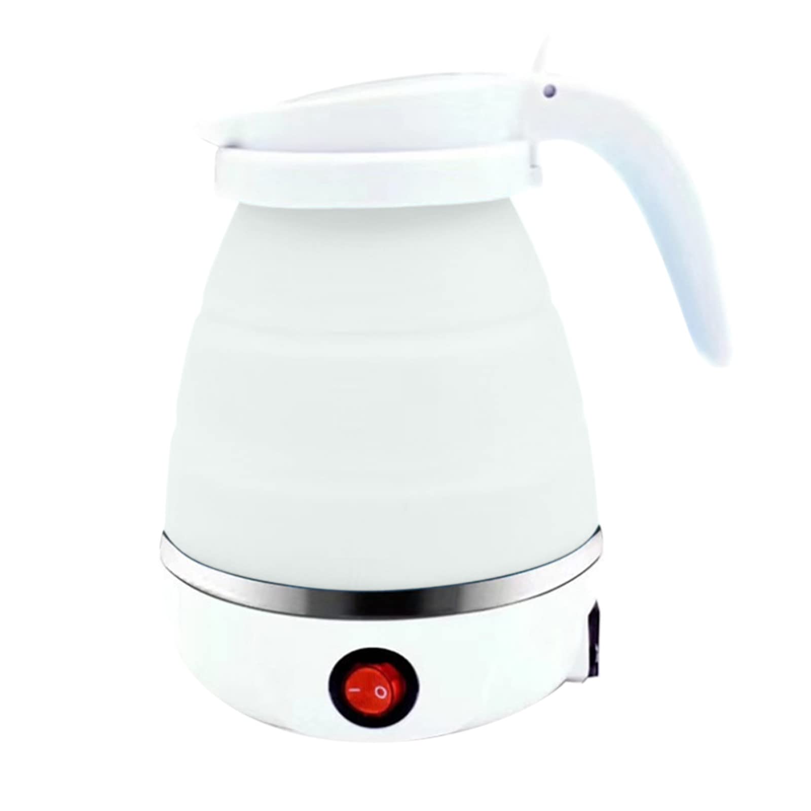 Kuluzego ADQPEG Mini Folding Electric Kettle - Portable Silicone Travel Kettle for Camping, Hiking & Outdoor Adventures | Fast Boiling & Retractable Design