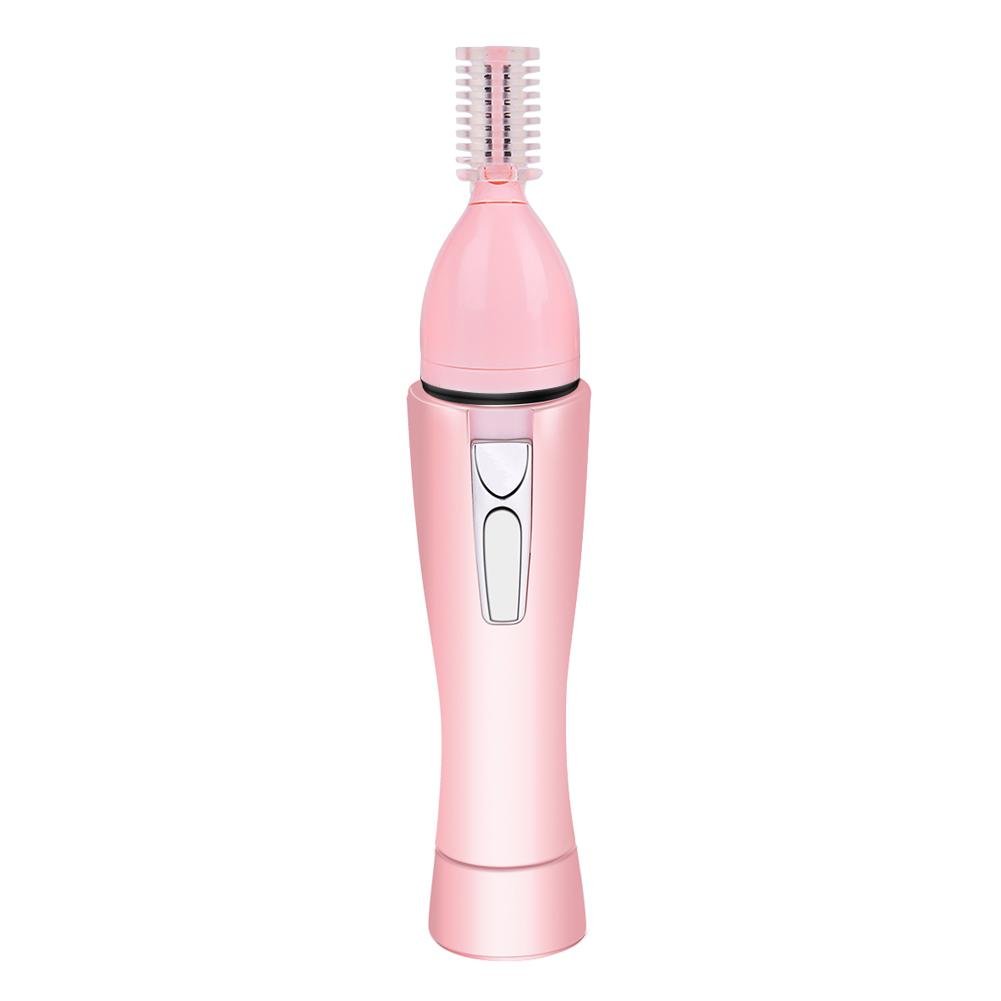 4-in-1 Electric Trimmer Set for Face, Nose, Ear & Body Hair - Women's Rechargeable Epilator & Shaver for Eyebrows, Bikini, Armpit & Facial Hair Removal - Perfect for Travel, Home & Personal Grooming