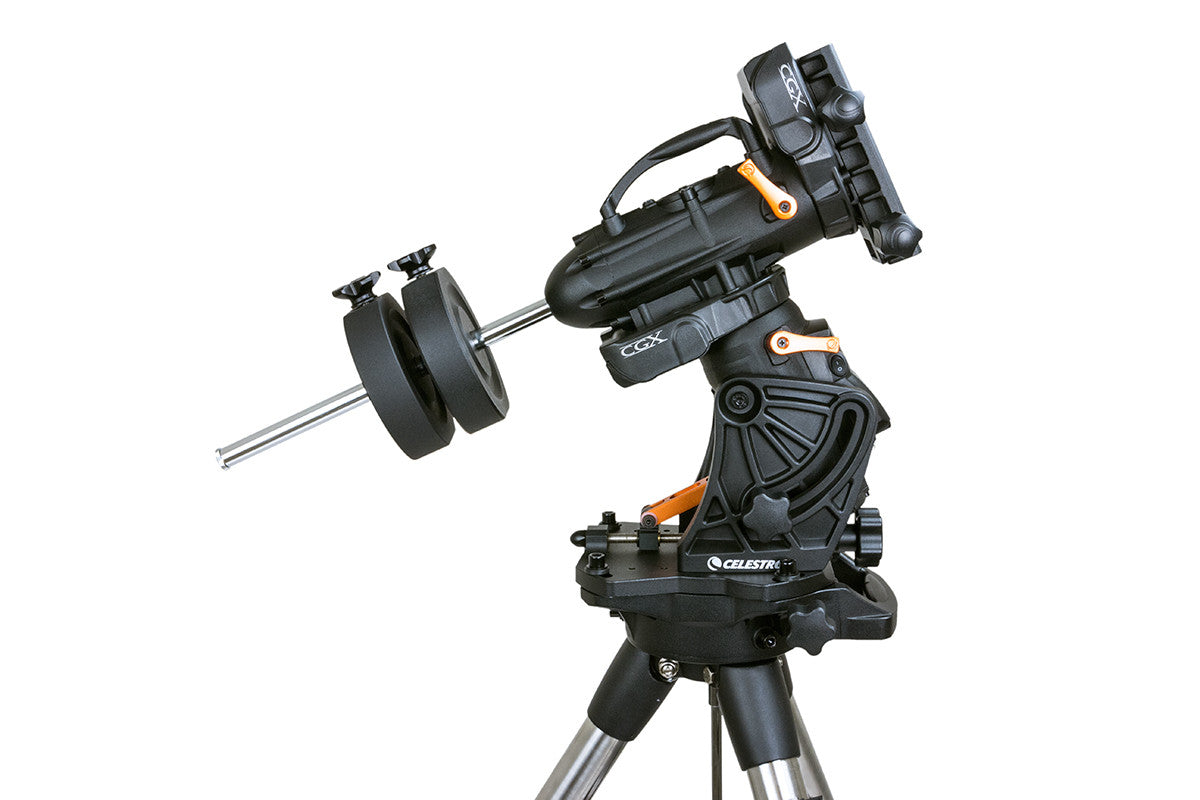 CGX Equatorial Mount and Tripod for Astronomy - High Precision Telescope Mount with Sturdy Tripod for Stargazing, Astrophotography, and Celestial Observation