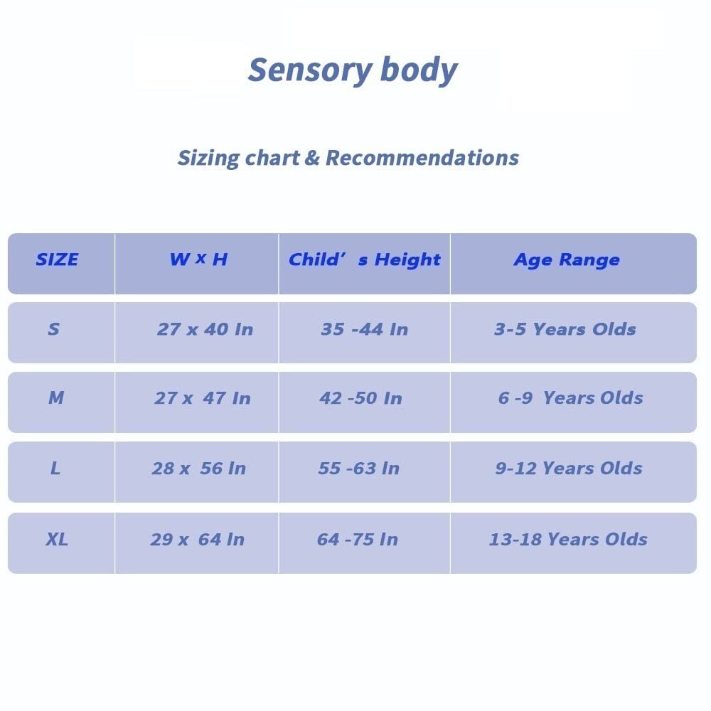 GADULU Sensory Stretchy Body Sock for Autism & Anxiety Relief - Deep Pressure Therapy Blanket for Adults & Kids - Full-Body Wrap with Snap Closure (Orange, Medium 69x119cm) - Perfect for Calming, Focus & Sensory Integration at Home or Therapy