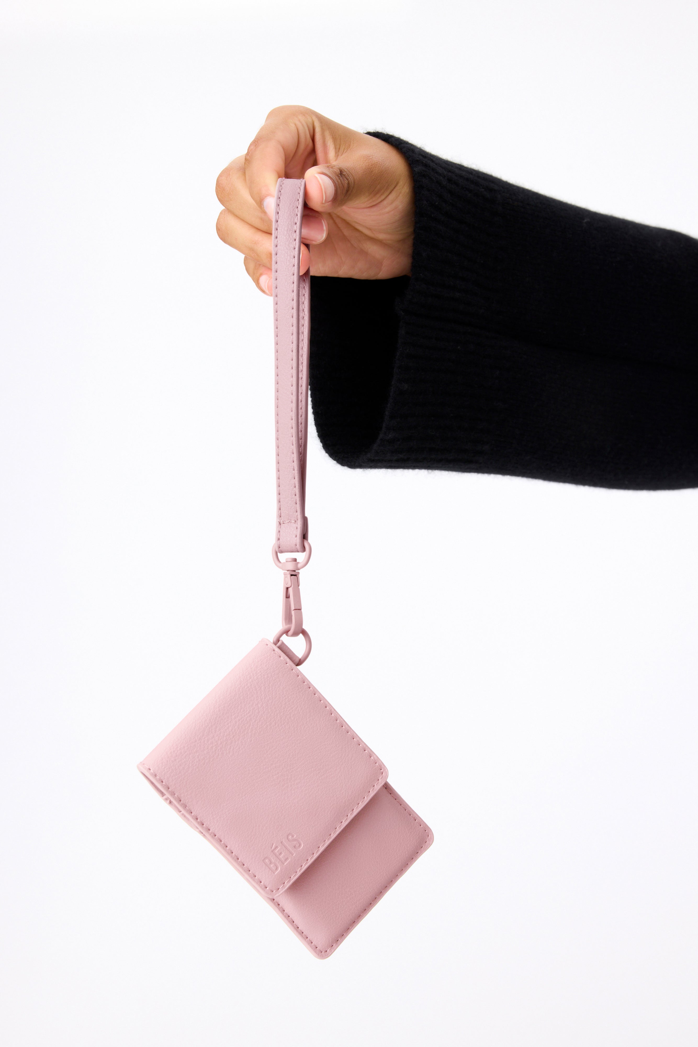 Atlas Pink ID Wristlet - Slim RFID Blocking Wallet for Women - Perfect for Travel, Work & Everyday Use