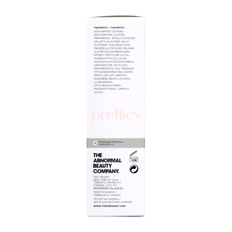 The Ordinary Caffeine Solution 5% + EGCG 30ml - Dark Circle & Puffiness Reducing Eye Serum for Brighter Under Eyes - Perfect for Morning Skincare Routine & Travel Essentials