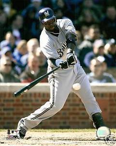Bill Hall Milwaukee Brewers Road Hitting 8x10 Photo - Authentic Baseball Memorabilia for Fans & Collectors - Perfect for Sports Decor, Man Cave, or Gift