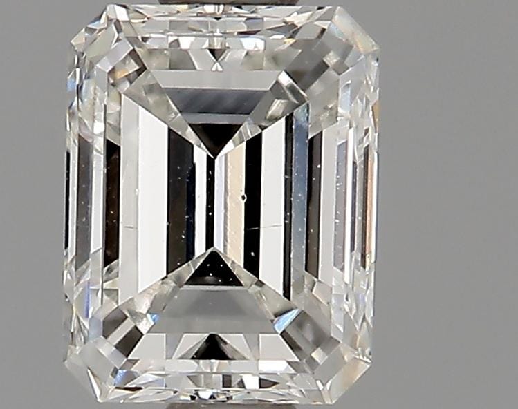 0.54 Carat F Color SI1 Clarity Emerald Cut Diamond - Elegant Engagement Ring & Wedding Jewelry for Women