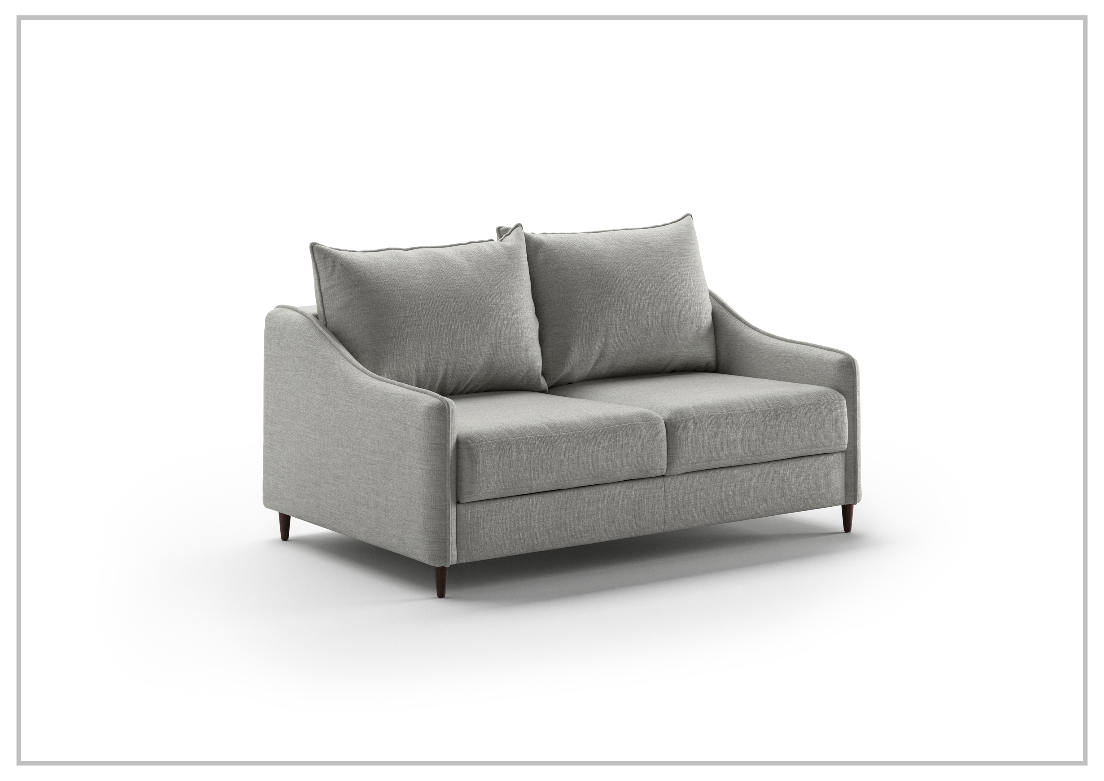 Luonto Ethos Fabric Full XL Sleeper Sofa - 2 Gray Color Options | Space-Saving Convertible Sofa Bed for Small Apartments & Guest Rooms
