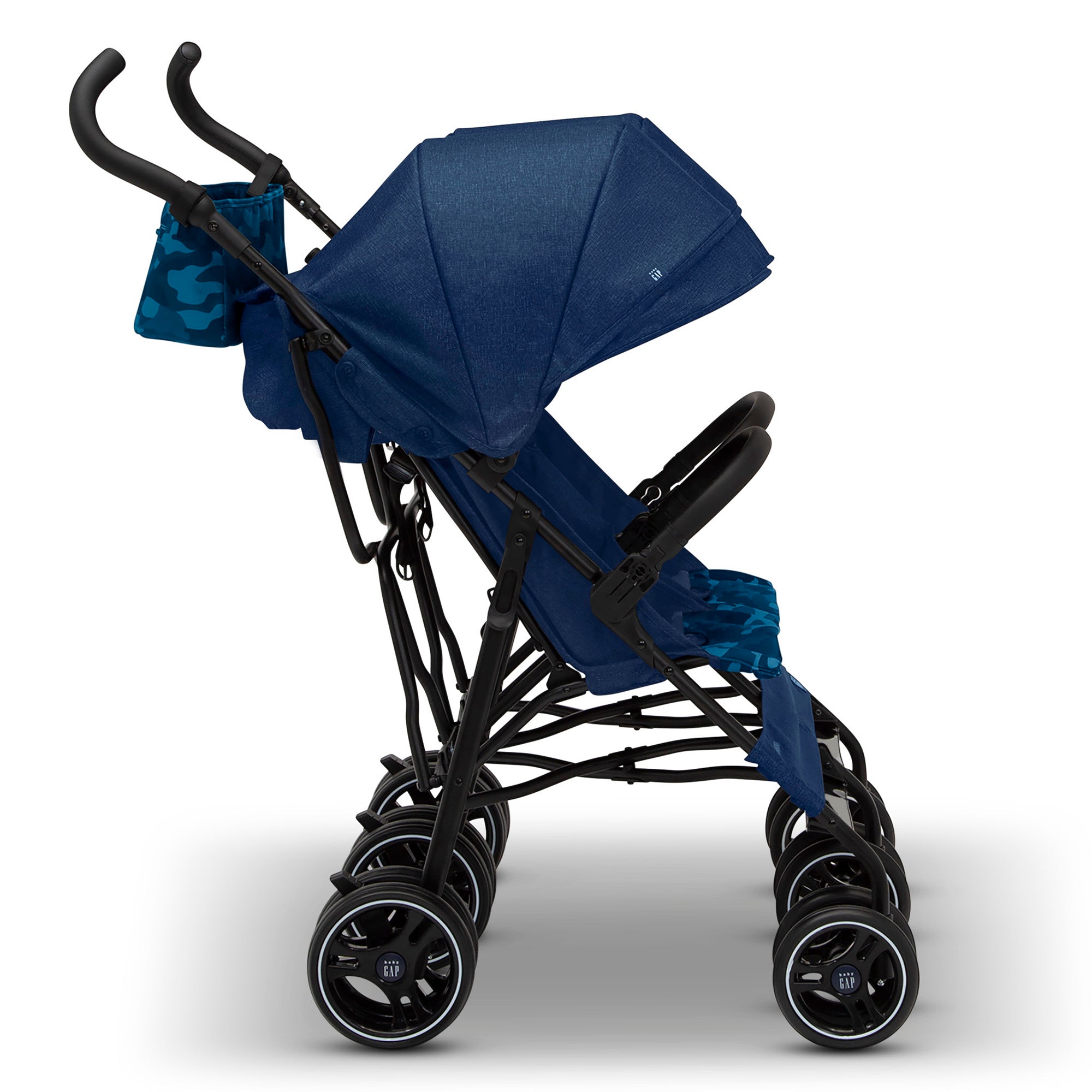 BabyGap Classic Side by Side Double Stroller - Lightweight Compact Twin Stroller for Toddlers & Infants - Perfect for Shopping, Travel & Outdoor Walks