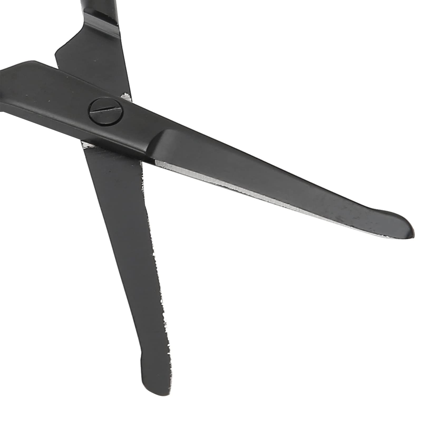 Professional Curved Tip Nose & Eyebrow Scissors - Safety Rounded Edge Facial Hair Grooming Scissors for Precise Trimming of Nose Hair, Eyebrows & Beard | Perfect for Home Grooming Kits & Travel Toiletry Bags