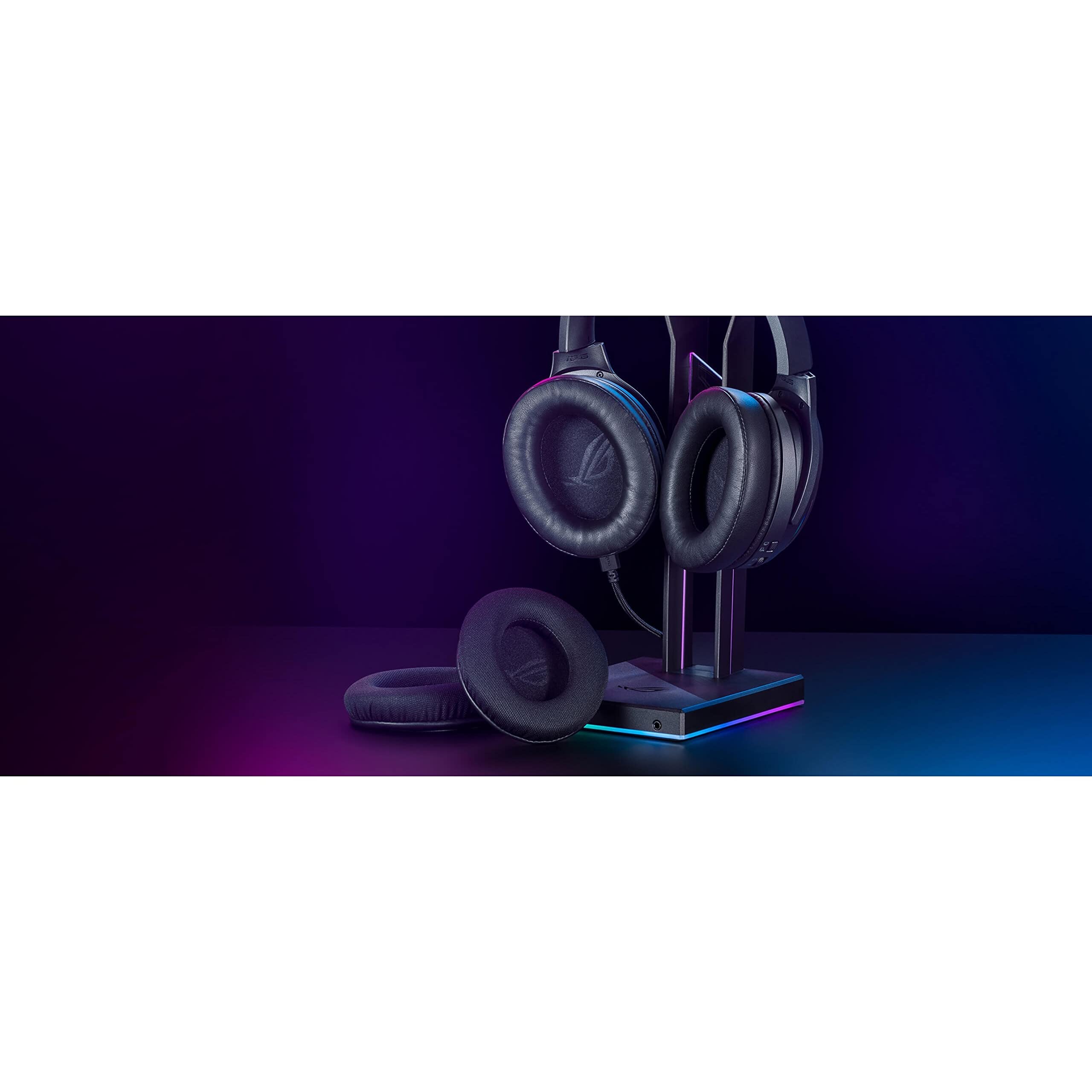 ASUS ROG Fusion II 500 Gaming Headset - 7.1 Surround Sound, Noise Cancelling Mic, RGB Lighting - Perfect for PC, PS5, Xbox Gaming & Streaming