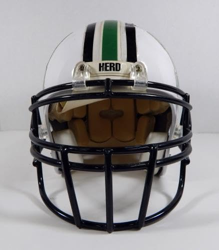 2006 Marshall University Thundering Herd #31 Authentic Game Used Helmet DP03220 - Perfect for College Football Memorabilia Collectors and Sports Enthusiasts