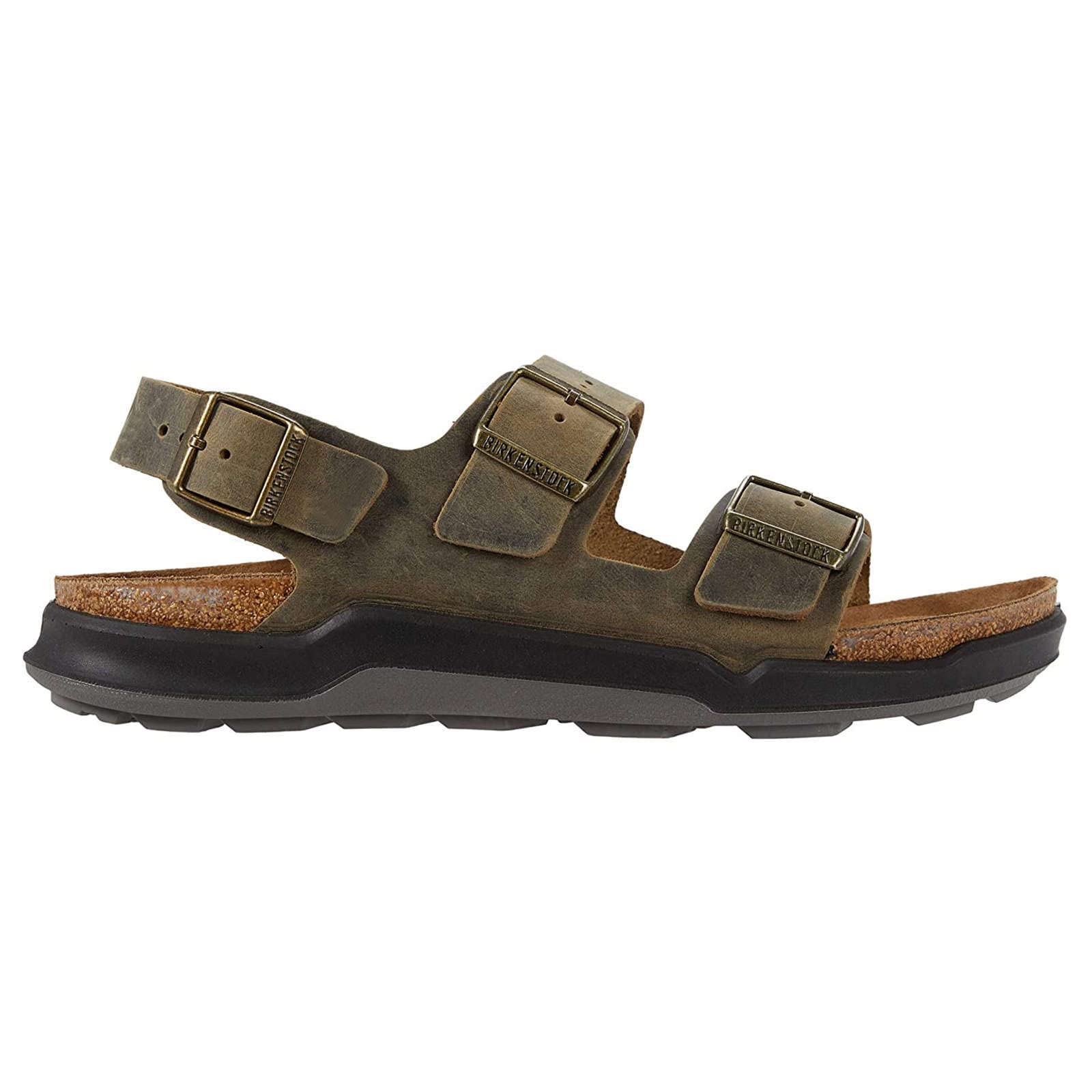 Birkenstock Men's Milano Slingback Sandals - Comfortable Cork Footbed, Adjustable Straps - Perfect for Casual Wear, Beach & Outdoor Activities