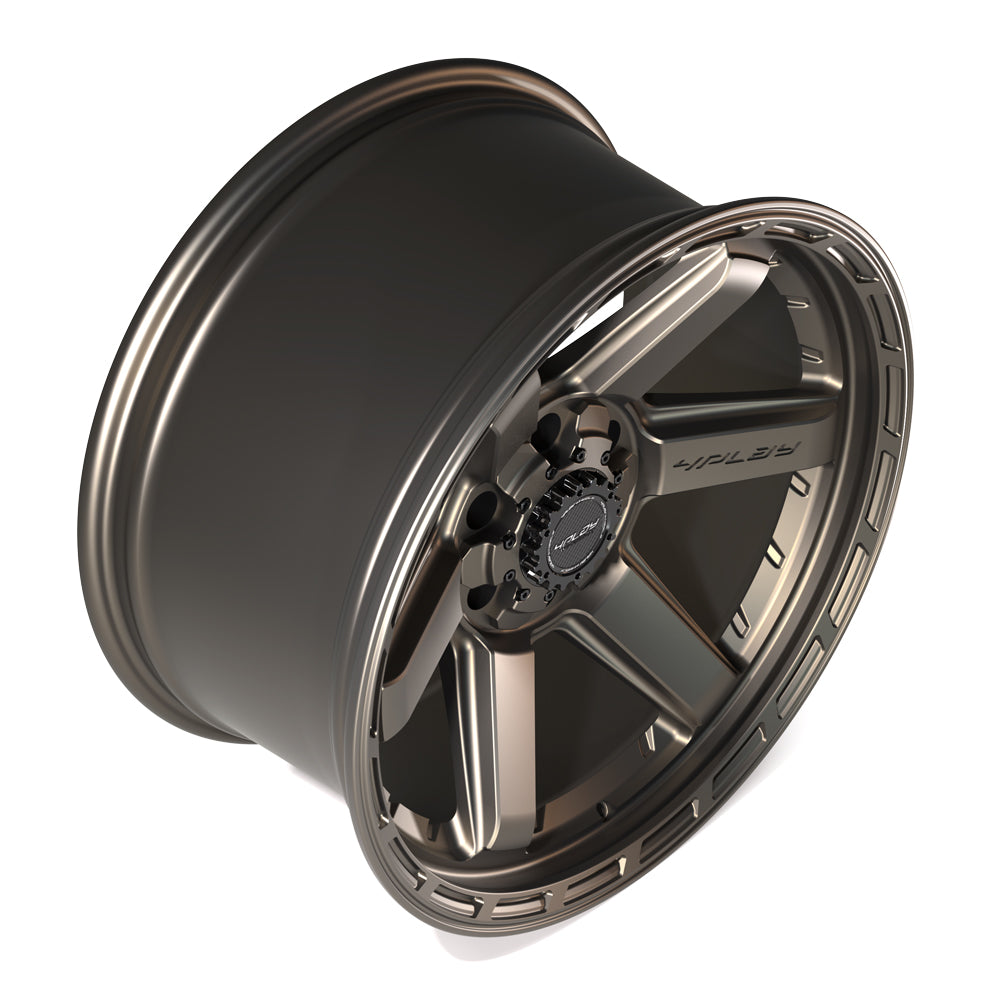 4Play Gen3 4P63 Bronze 20x10.0 18-Inch 6x139.7/6x135mm 106.1mm Offset Wheels - Perfect for Off-Road Trucks, SUVs, and Custom Builds