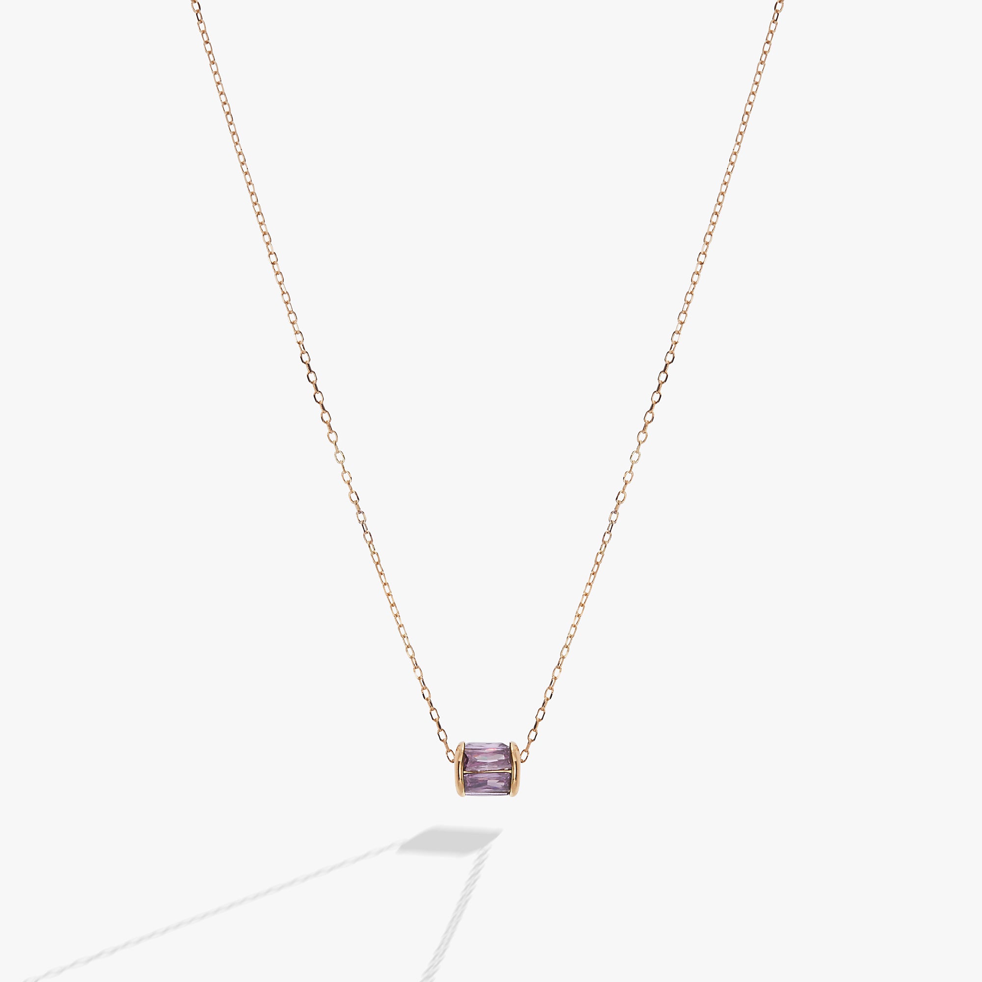 February Birthstone Amethyst Pendant Necklace - Elegant Jewelry Gift for Women, Valentine's Day & Anniversary - Perfect for Everyday Wear & Special Occasions