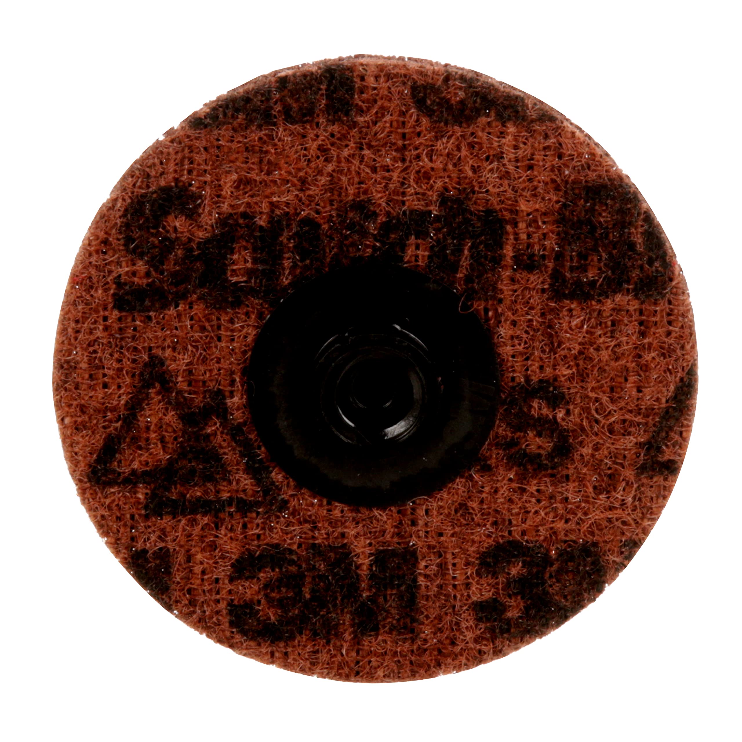 Scotch-Brite Precision Surface Conditioning Disc - Roloc TS Extra Coarse Ceramic Nonwoven Fiber - 3 Inch - 25/Inner Pack, 100/Case - Easy Change Dispenser Pack for Metal Finishing, Automotive Repair & Woodworking