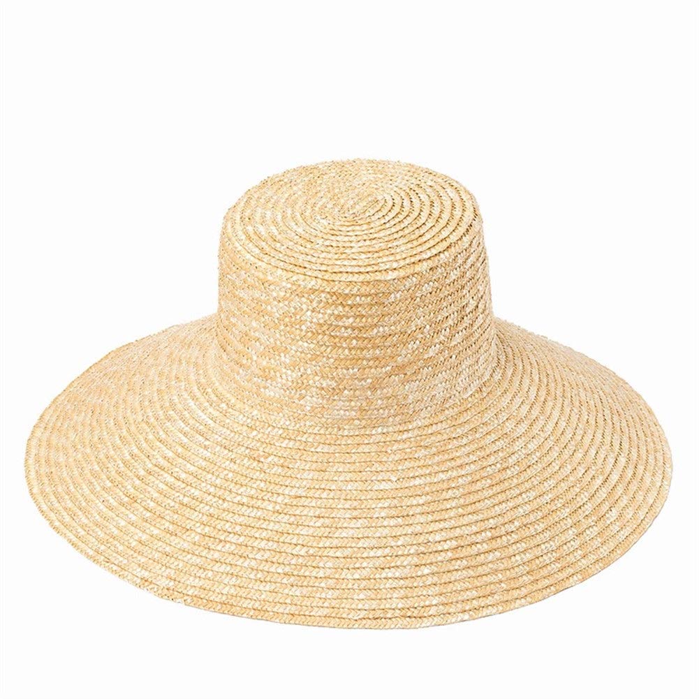 KXA Spring and Summer Wide Brim Straw Hat - UPF 50+ Sun Protection for Women, Outdoor Travel, Beach Vacation & Gardening - Fashionable Sun Hat for Sunshade and UV Defense