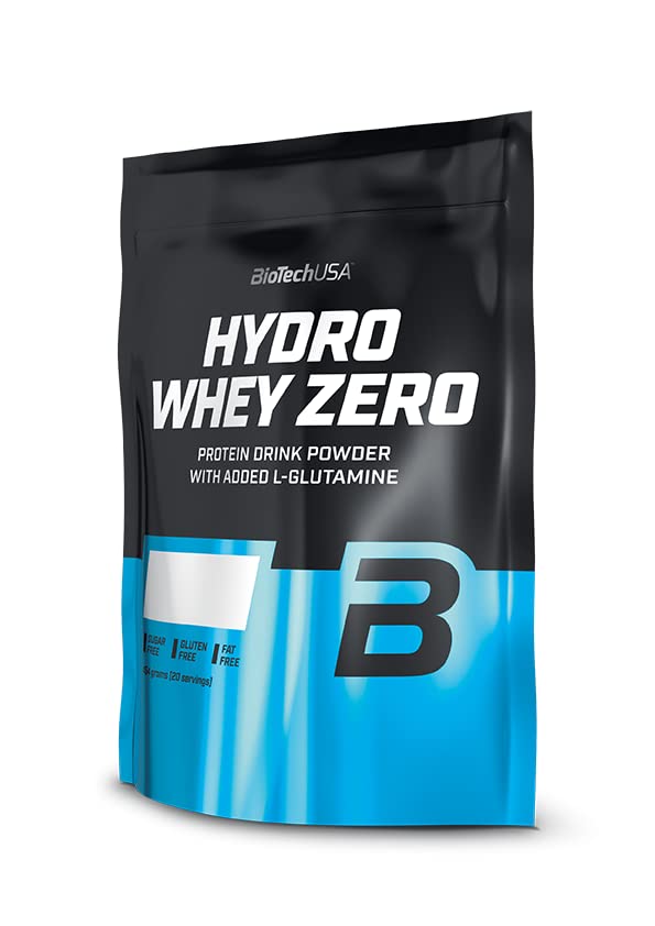 BioTechUSA Hydro Whey Zero Protein Powder - Gluten Free, Sugar Free, Fat Free | 80% Protein Content | Fast Absorption | Whey Protein Complex, 454g, Chocolate Flavor - Perfect for Post-Workout Recovery & Muscle Building