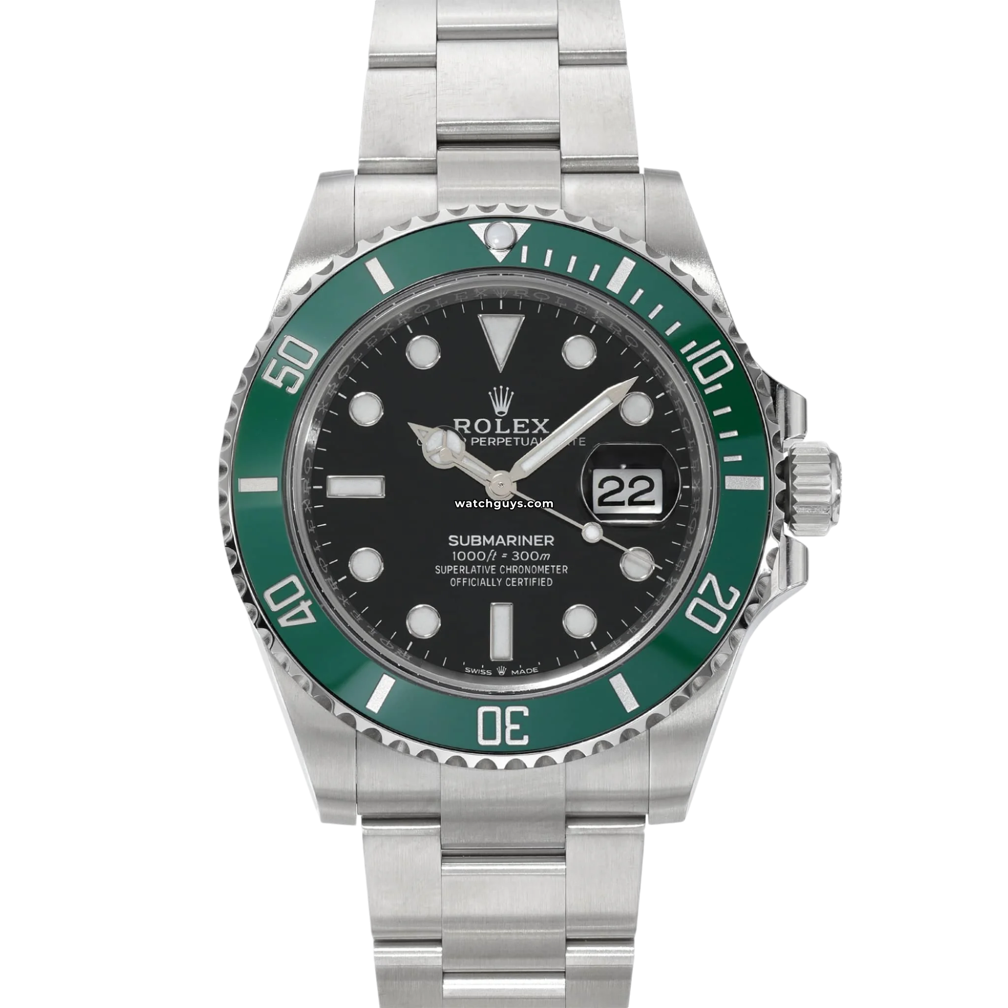 Rolex Submariner 126610LV Green Dial Stainless Steel Watch - Luxury Diver's Timepiece for Men, Perfect for Professional Diving, Business Meetings & Special Occasions