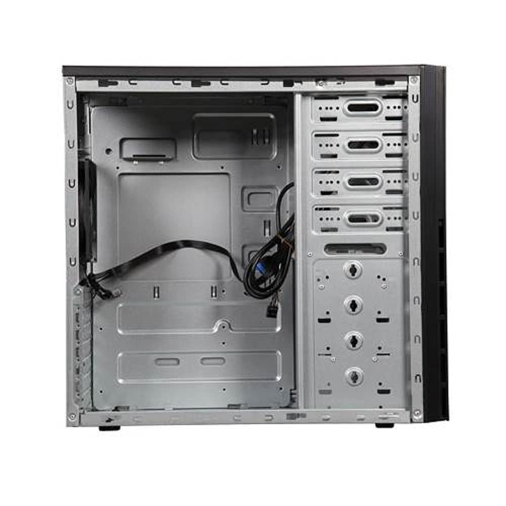 Antec VSK4000E-U3 Black SGCC Steel ATX Mid Tower Computer Case - High Airflow Gaming PC Case for Home & Office Use, Perfect for Gaming Rigs & Workstations
