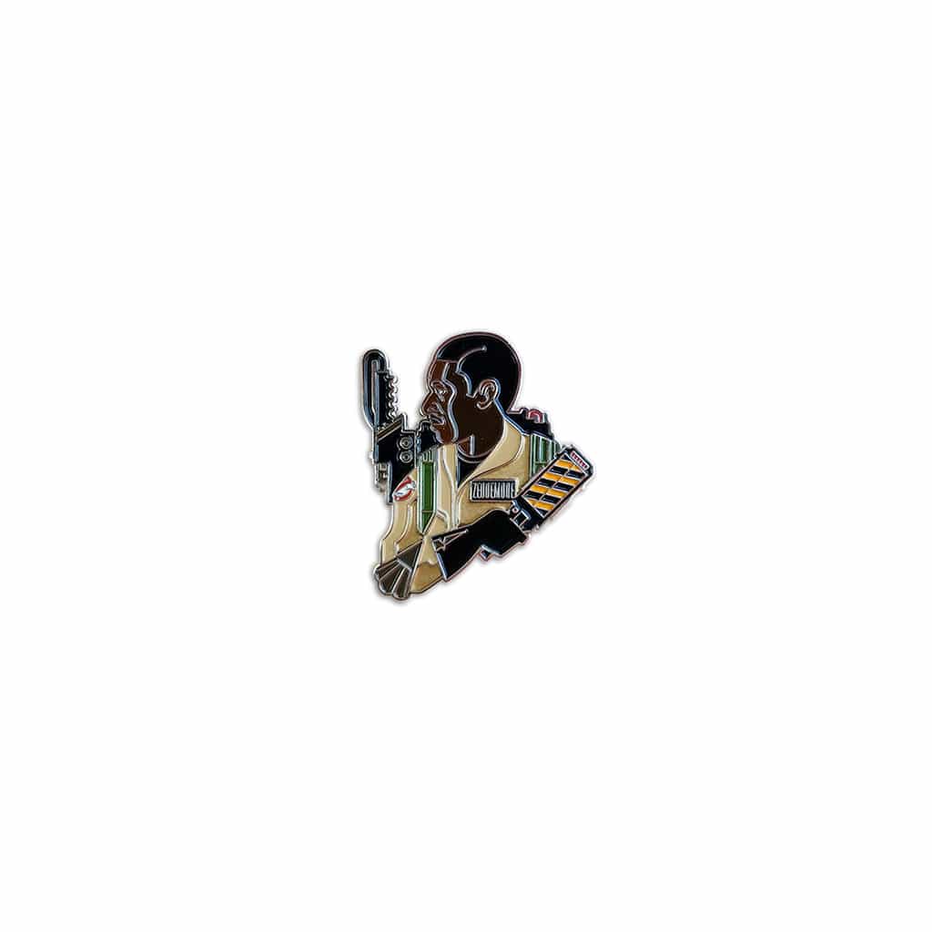 Ghostbusters Winston Zeddemore Enamel Pin - Collectible Badge for Fans, Cosplay & Backpacks - Perfect for Halloween, Comic Con & Movie Merchandise