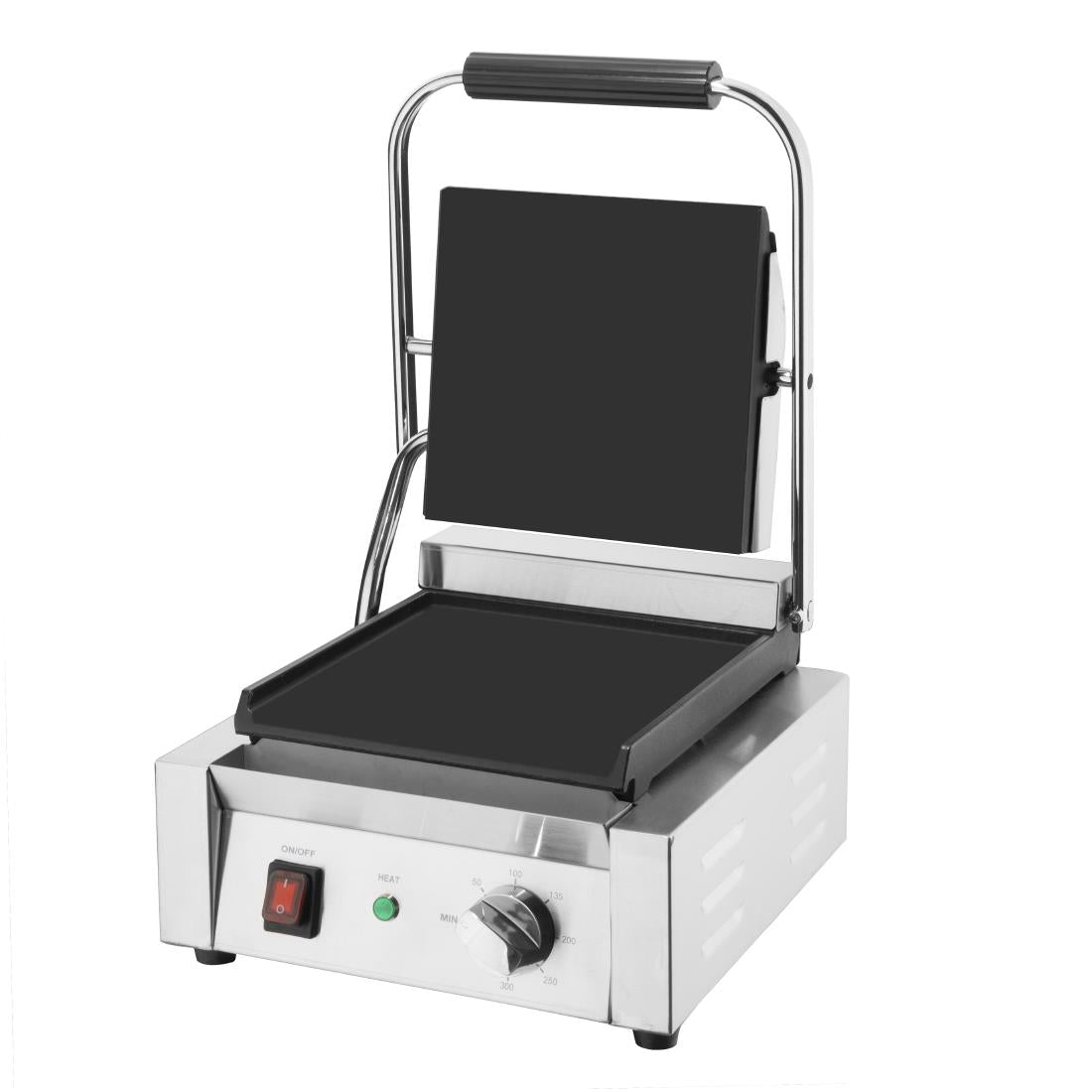Apuro Bistro Contact Grill - Indoor/Outdoor Electric Griddle for Panini, Sandwiches, Burgers & More - Perfect for Home Kitchen, Camping & BBQ Parties