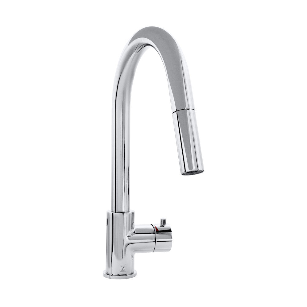 ZLINE Gemini Touchless Kitchen Faucet in Chrome - Hands-Free Sensor Faucet with Pull-Down Sprayer for Modern Kitchens (GEM KFS CH) | Perfect for Busy Cooks, Dishwashing & Smart Home Upgrades
