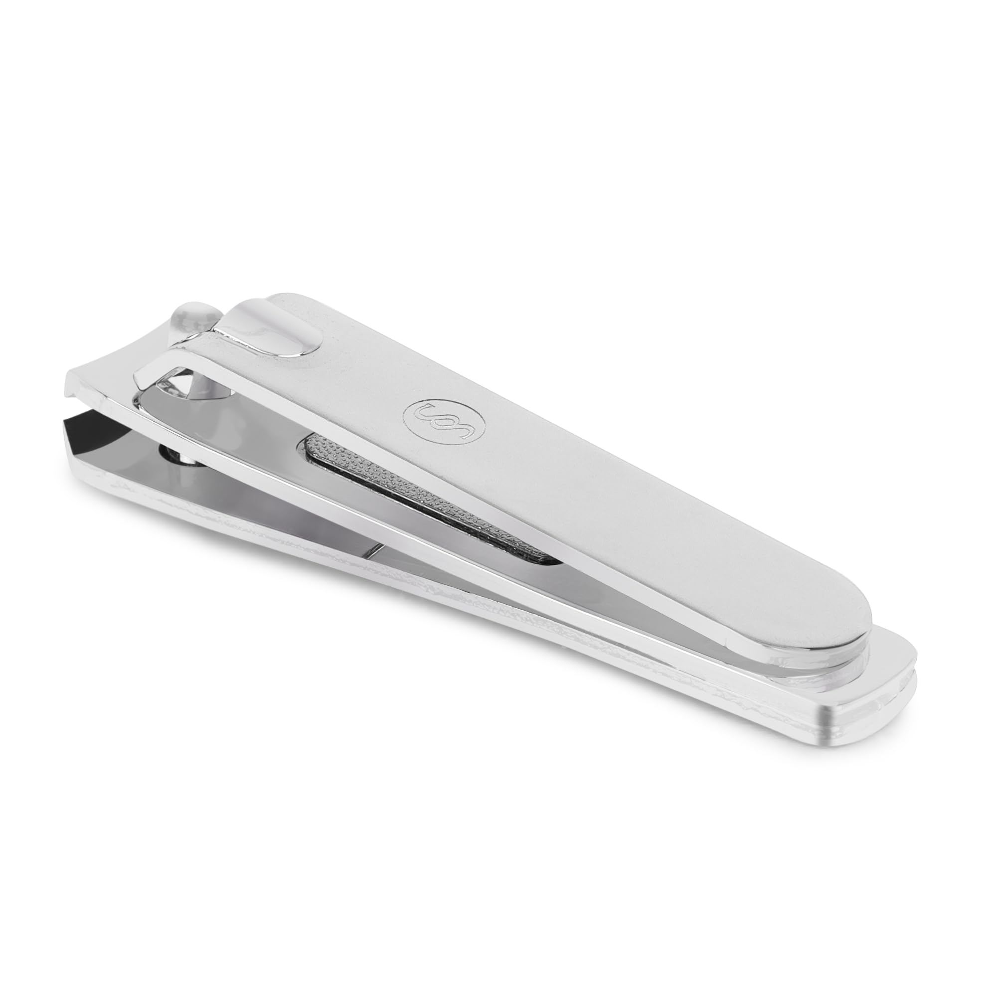 Premium Stainless Steel Nail Clippers for Travel - Compact & Durable Manicure Tool for On-the-Go Grooming - Perfect for Gym Bags, Toiletry Kits & Business Trips