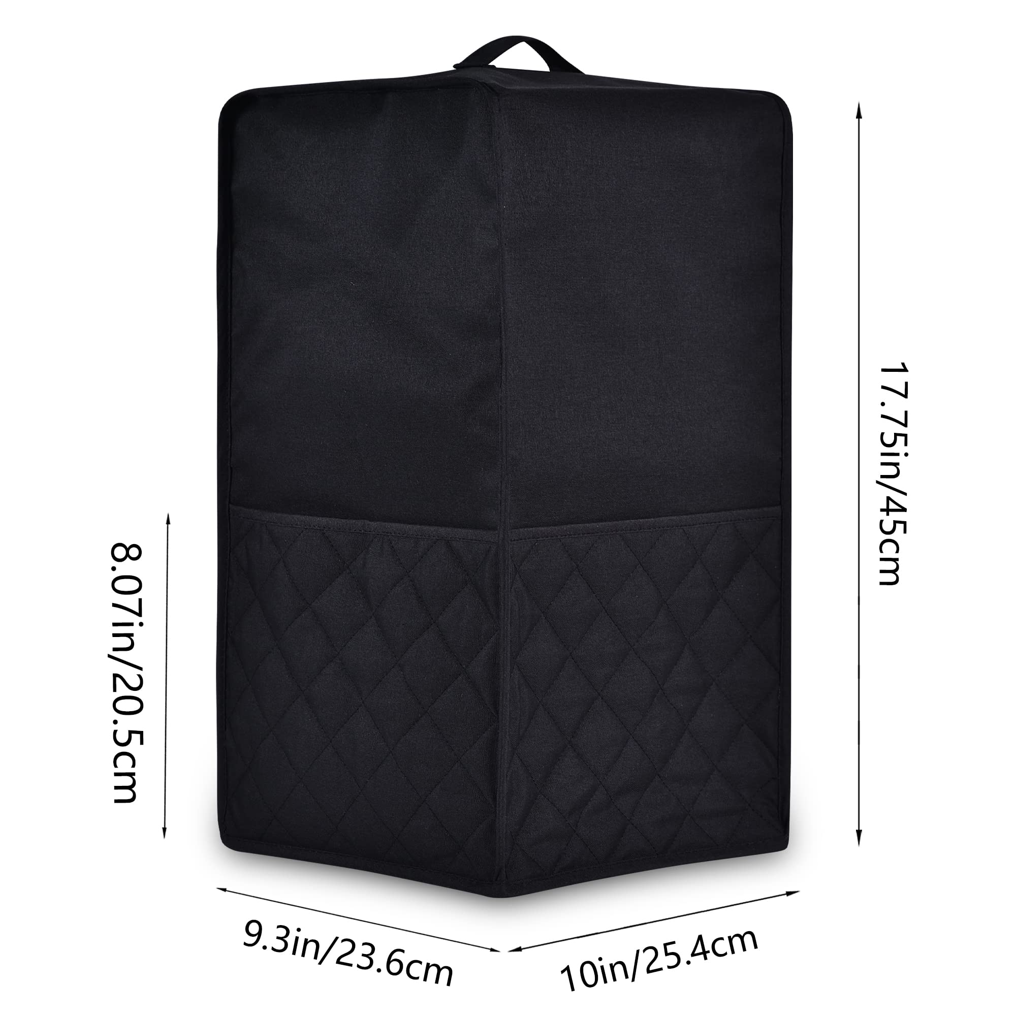 Ninja Foodi Blender Cover - Waterproof Kitchen Blender Dust Protector with Accessory Pocket | Compatible with Ninja Blenders & Juicers | Easy Clean Fabric (Black) | Perfect for Countertop Protection & Appliance Storage