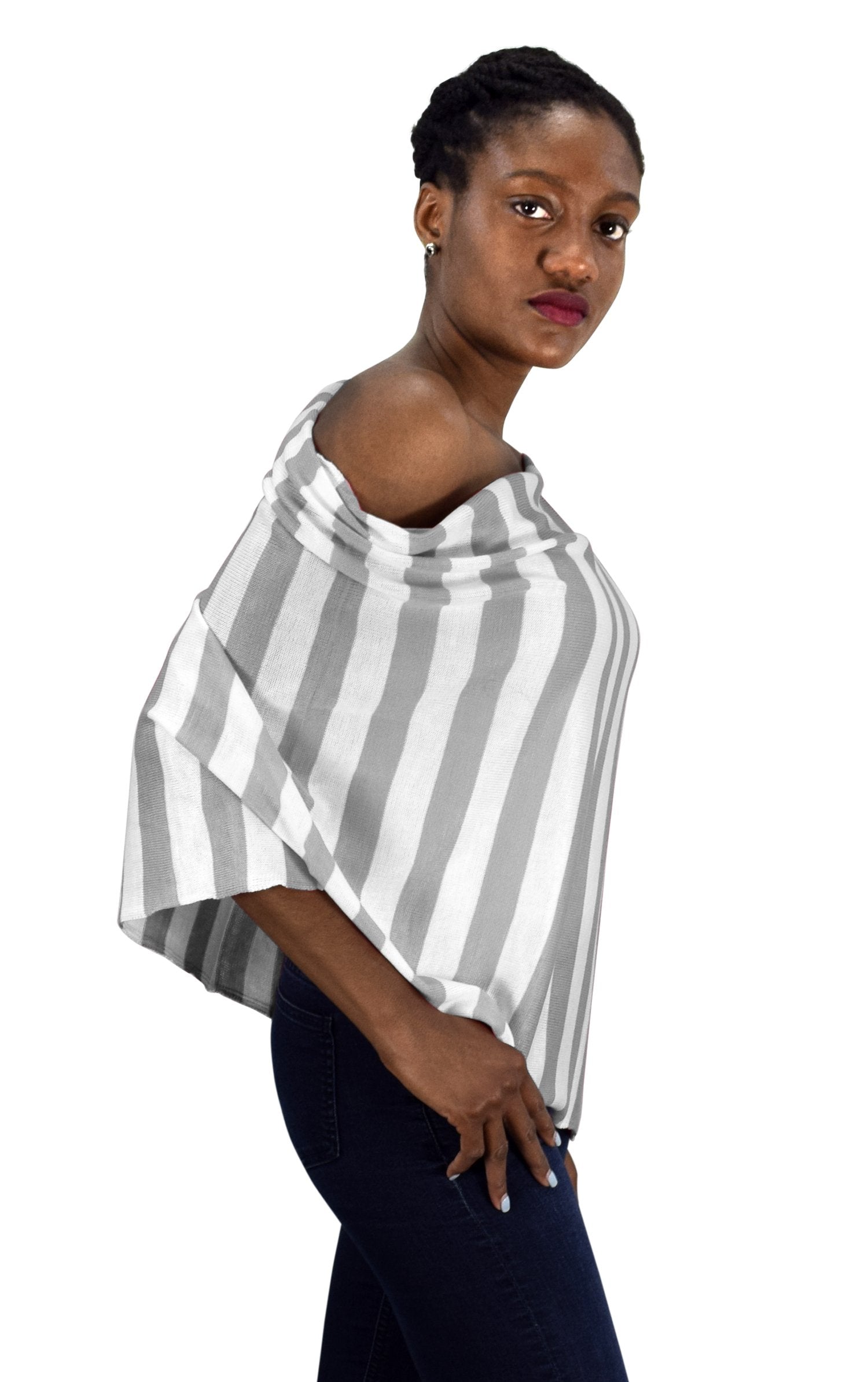 Women's Lightweight Summer Poncho Cardigan - Soft Beach Cover Up for Women, Breezy Loose Knit Shawl Wrap for Vacation, Poolside, Yoga & Outdoor Activities