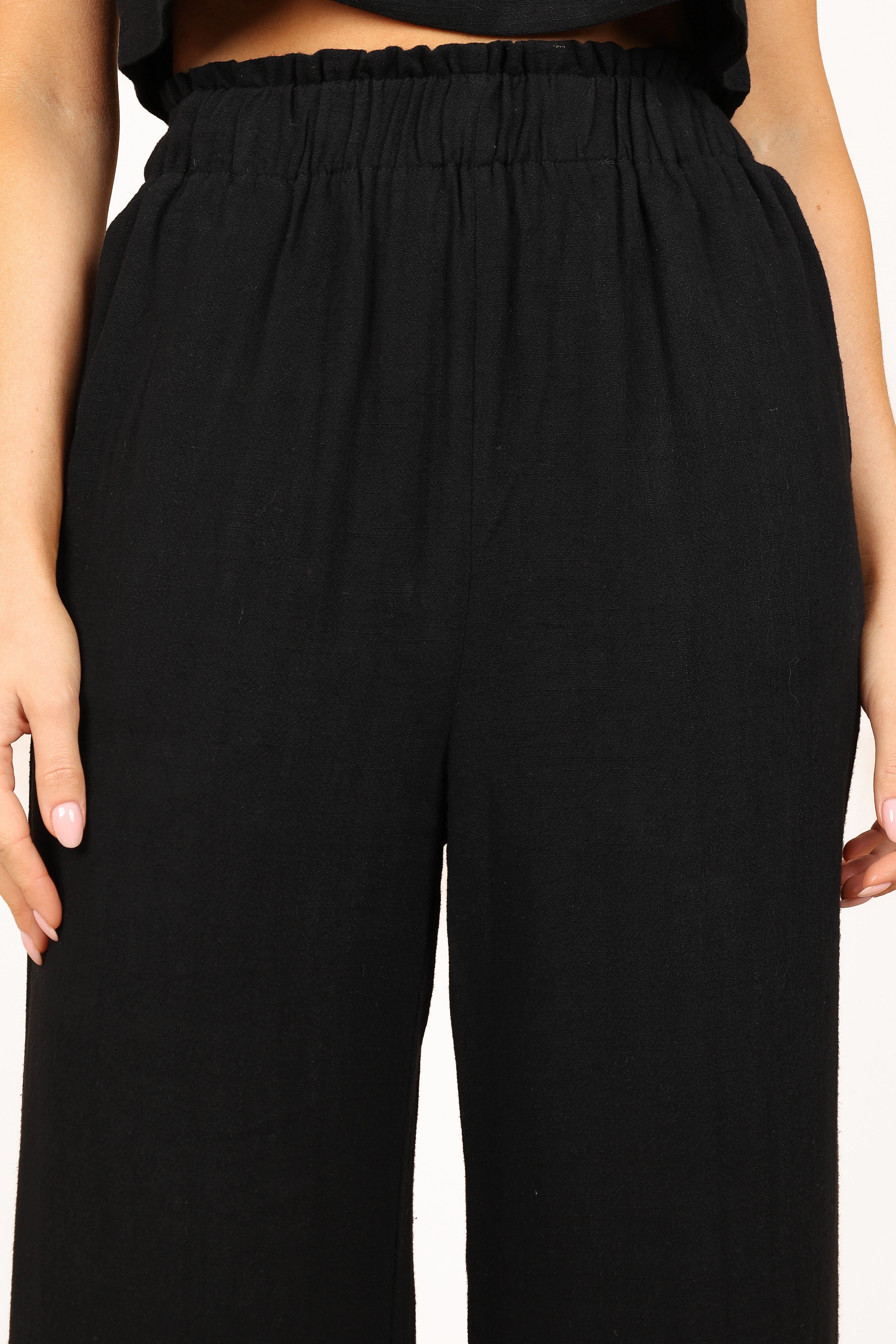 Eleanor High Waisted Pants for Women - Slim Fit Black Trousers | Office Wear, Business Casual & Everyday Outfits