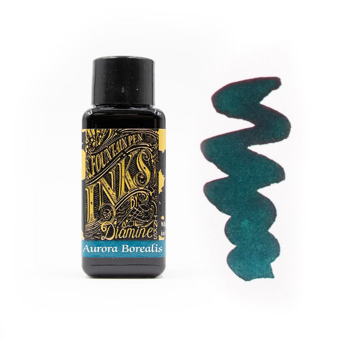 Premium Diamine Fountain Pen Ink 30ml Bottle - Vibrant Colors for Calligraphy, Journaling & Artistic Writing - Perfect for Fountain Pens, Dip Pens & Ink Drawing