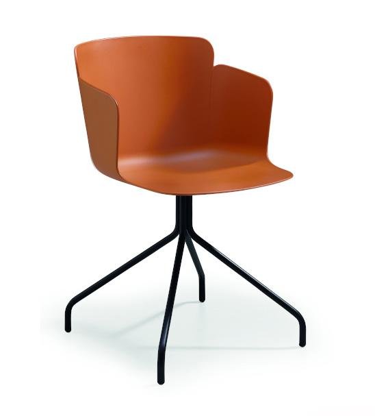 Midj Calla P M_X PP Chair - Modern Ergonomic Office Chair for Home & Workspace - Perfect for Long Hours Sitting, Gaming & Remote Work