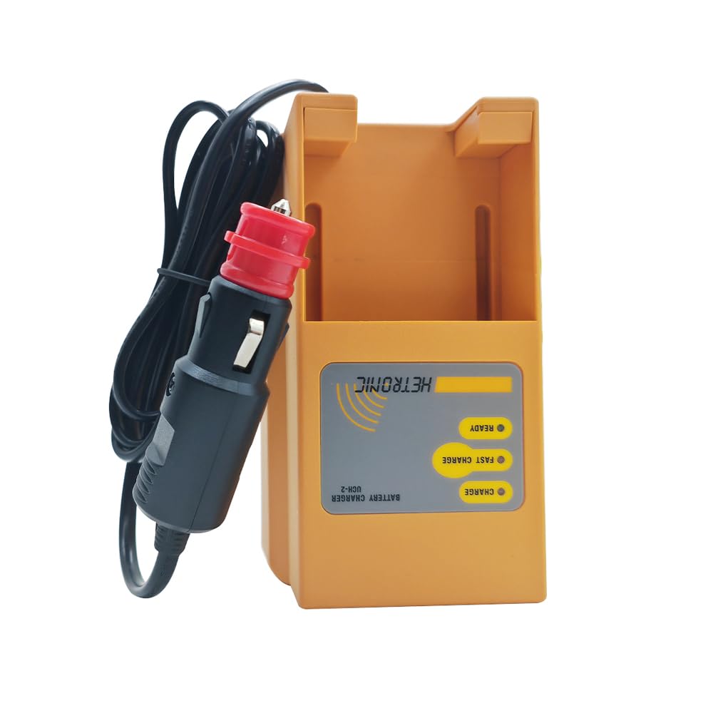 RUNAAJA 3.6V 2100mAh Rechargeable Battery & Charger for HETRONIC Remote Control - Compatible with 24V Car Charger | Perfect for Industrial Equipment, Construction Tools & Heavy Machinery