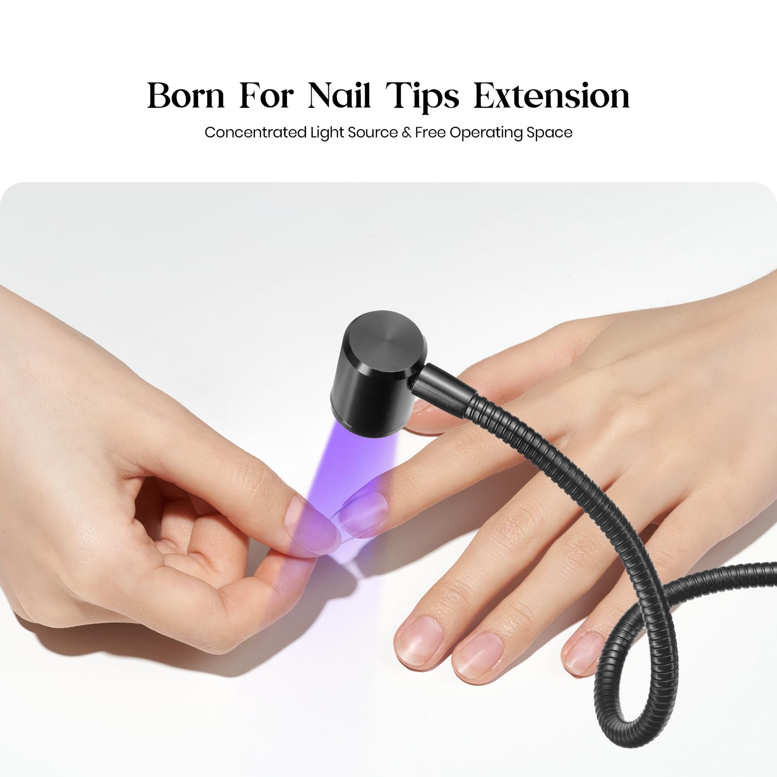 Beetles UV LED Nail Lamp for Gel Polish - Mini Portable Manicure Dryer with Clamp, Professional Salon Quality Curing Light for Home DIY Nail Art | Perfect for Gel Nail Extensions, Acrylics & French Tips