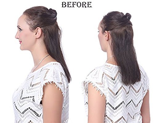 AASA 150g Black Wavy Synthetic Hair Extensions (M16) - Perfect for Cosplay, Halloween, and Everyday Styling