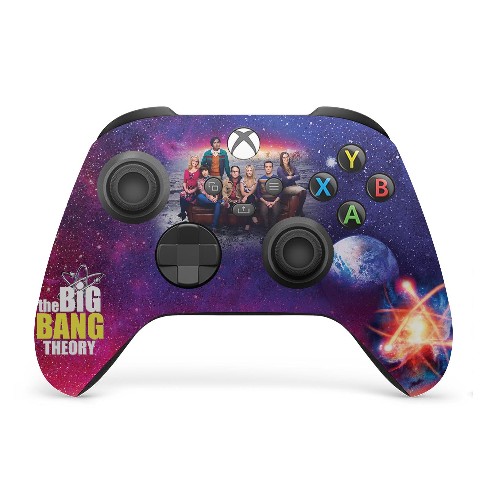 Official The Big Bang Theory Season 11 Art Vinyl Skin Sticker - Compatible with Xbox Series X Console & Controller Bundle - Perfect for Gaming Enthusiasts & TV Show Fans