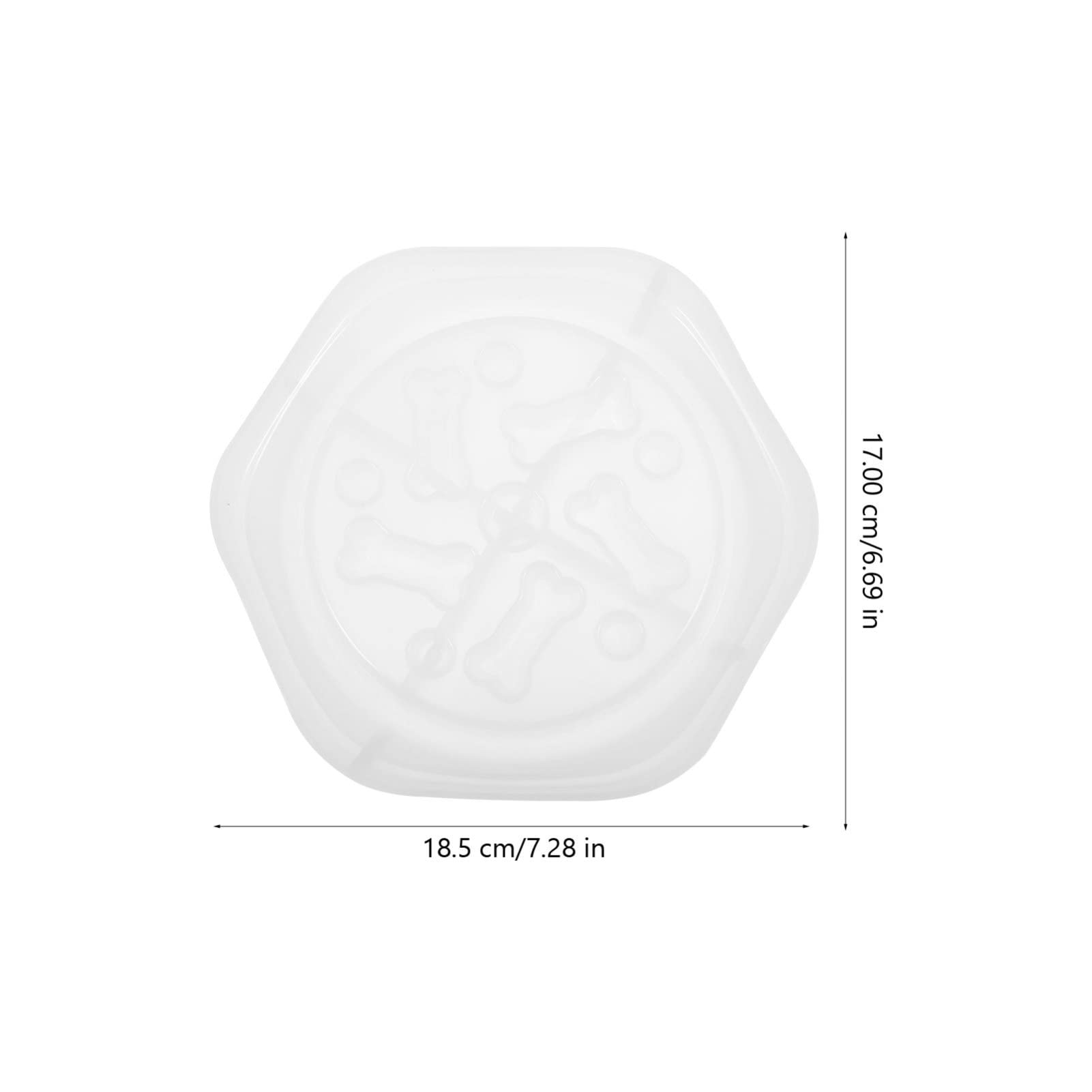 FOMIYES Silicone Resin Molds for DIY Dog Bowls - Large Epoxy Pet Food Bowl & Slow Feeder Mold for Puppy Dishes, Jewelry Making - Perfect for Handmade Crafts & Unique Pet Accessories