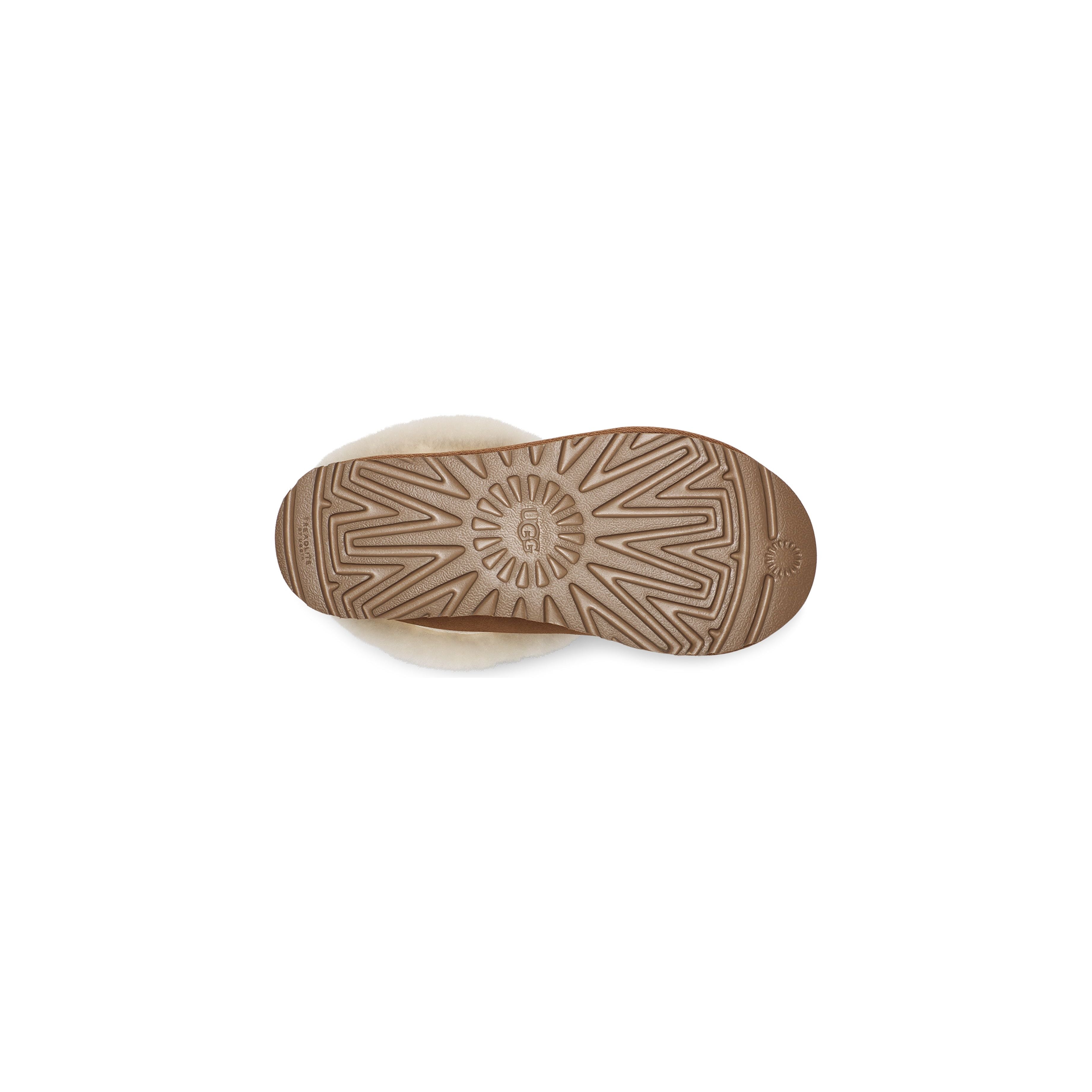 UGG Women's Tazzette Slippers - Chestnut Suede Indoor/Outdoor Comfort House Shoes for Cozy Home & Lounge Wear