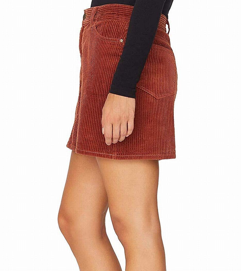 Sanctuary Women's Corduroy Mini Skirt - Stylish & Comfortable A-Line Skirt for Casual Outings, Fall Fashion & Date Nights