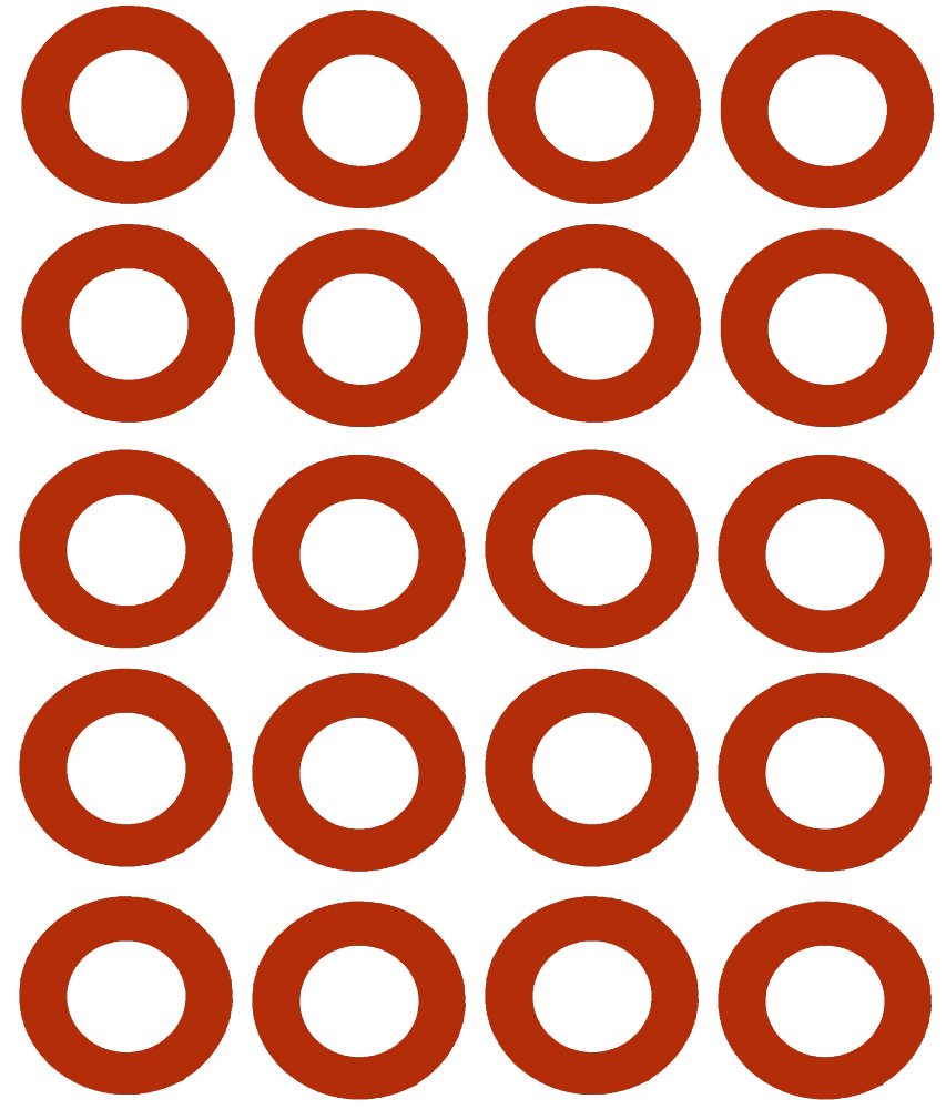 Sterling Seal CRG7175.600.062.150X20 Silicone Ring Gasket - 6