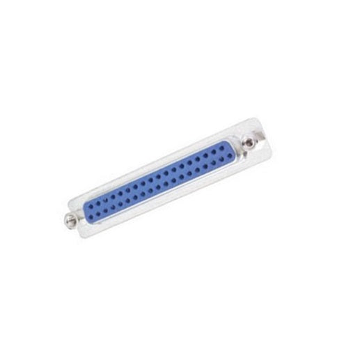 DB37 Female Solder Type Unshielded Plastic Hood Connector - High Quality Electrical Component for Automotive, Industrial & DIY Electronics Projects