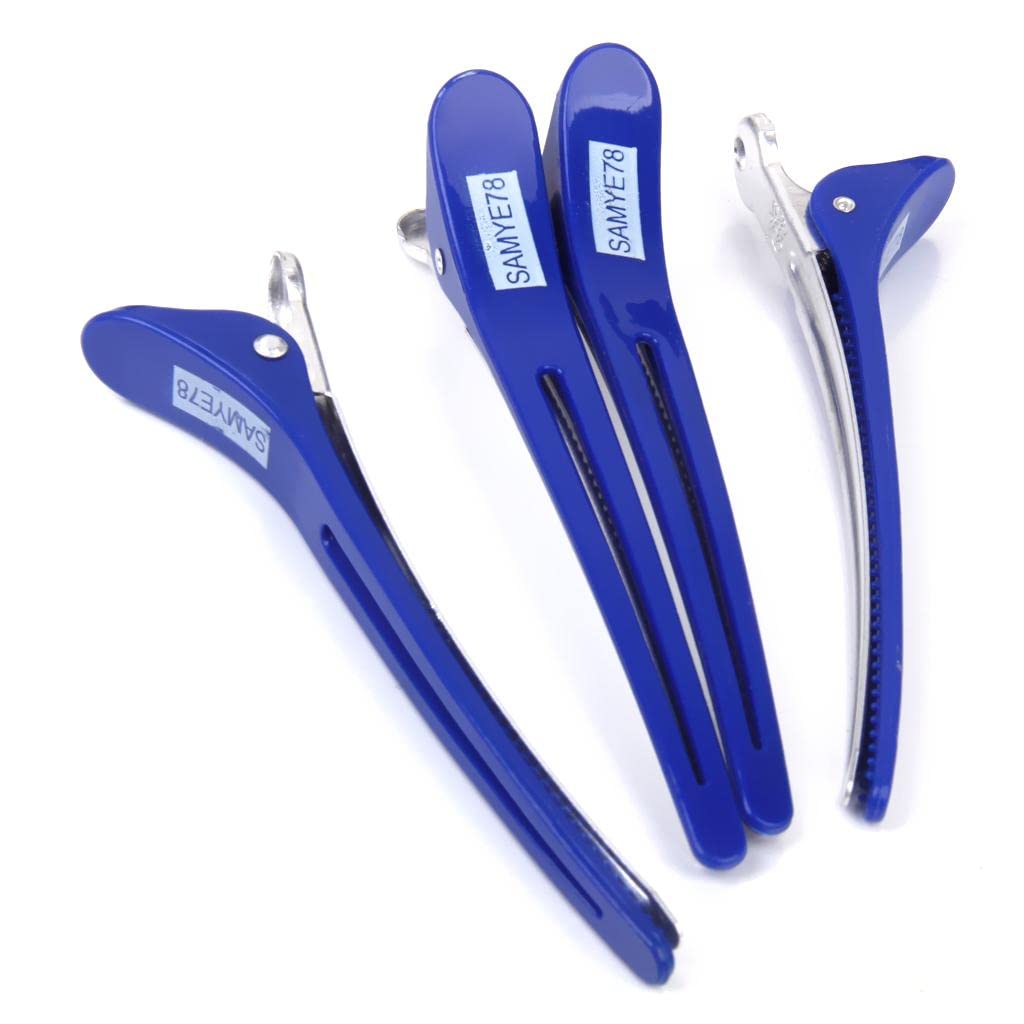 LOSA 12-Piece Sectioning Clips for Hair Styling - Professional Hairdressing Clamps for Salon & Home Use - Perfect for Curling, Cutting & Coloring Hair