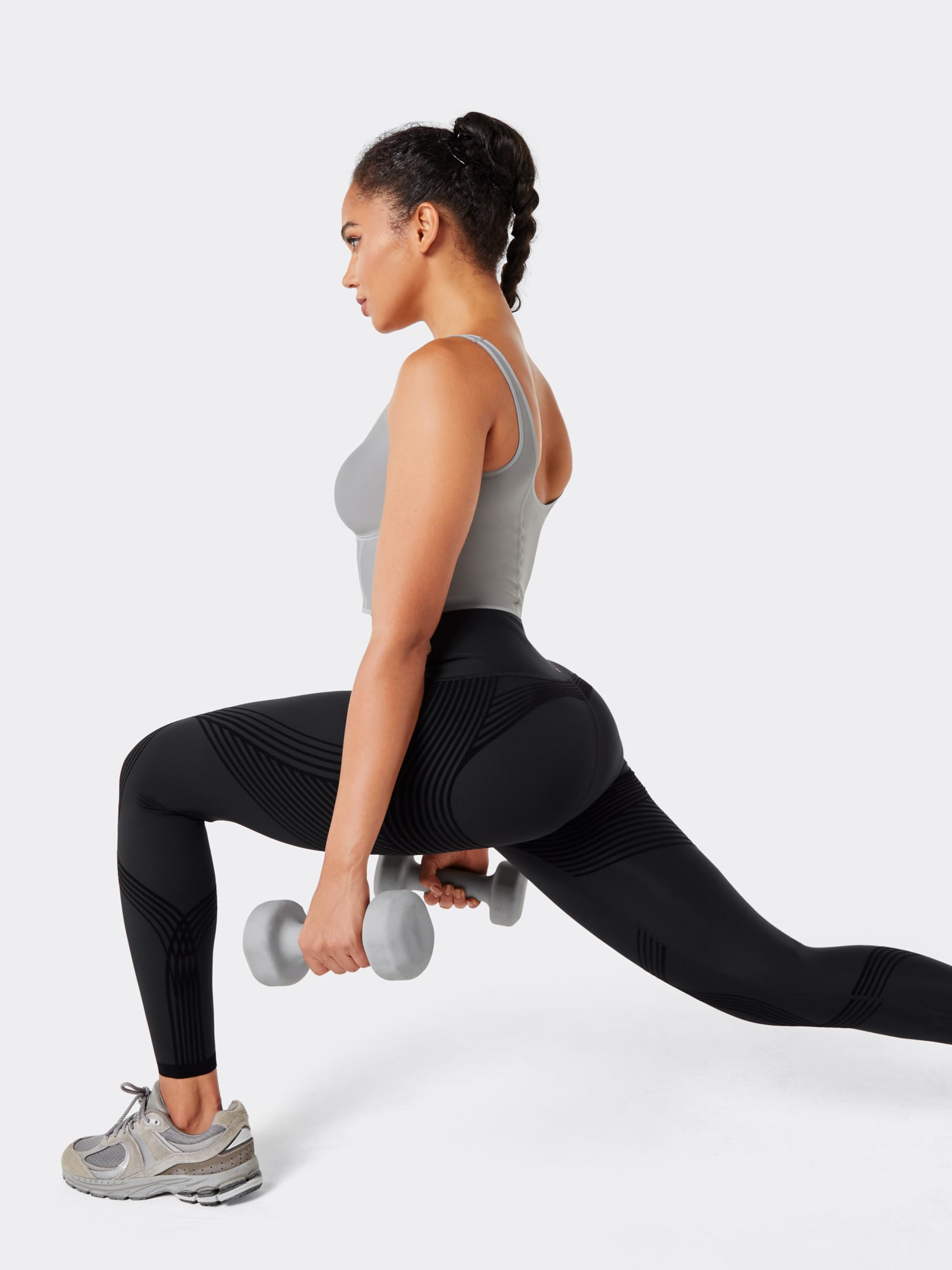 Fanka High Waisted Yoga Pants for Women - Compression Sculpting Leggings with Side Pockets, Non See Through & Reversible - Perfect for Workout, Running & Lounge Wear