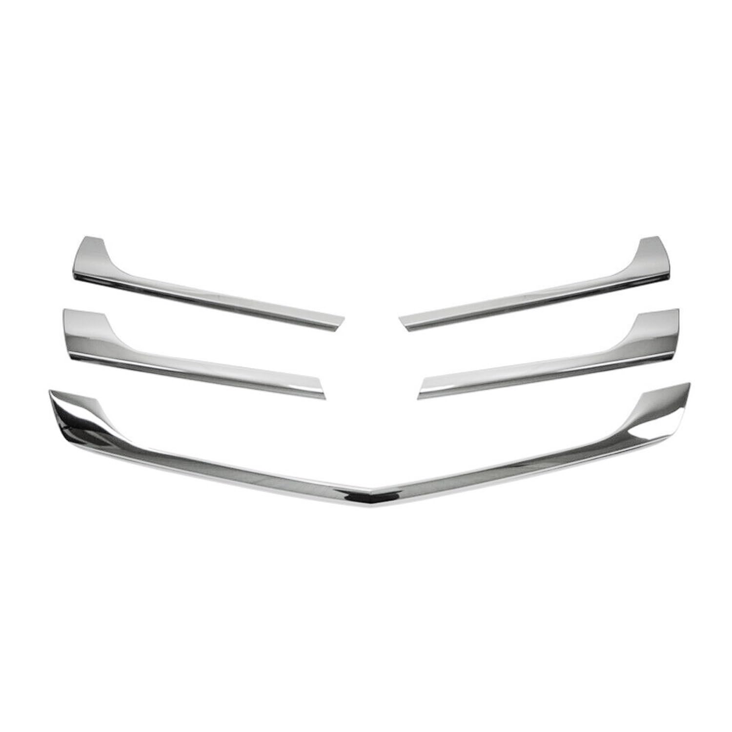 OMAC Front Bumper Grill Trim Molding Kit for Mercedes Sprinter W906 (2014-2018) - 5-Piece Steel Replacement Set - Perfect for Off-Road Protection & Custom Styling