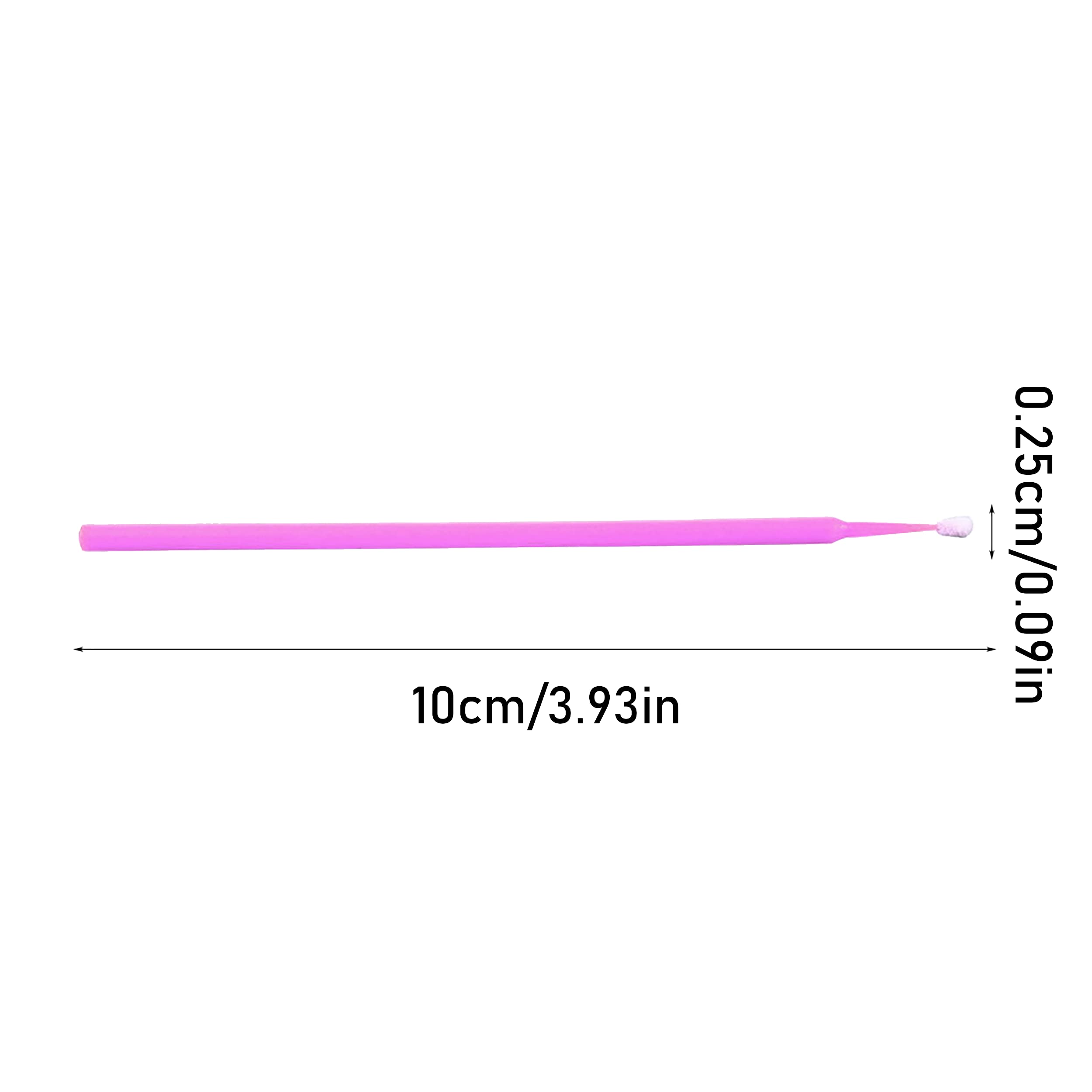 100Pcs Disposable Eyelash Applicator Brushes - Microfiber Lash Extension Tools for Professional Mascara Application & False Eyelash Glue - Perfect for Salon, Home Use & Makeup Artists