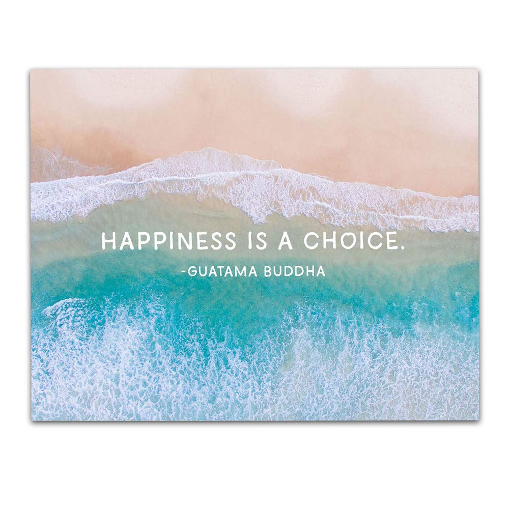 Buddha Quote 11x14 Gallery Art Print - Inspirational Wall Art for Office & Home Decor | Motivational Poster for Women's Workspace | Perfect for Meditation Rooms, Yoga Studios & Spiritual Spaces