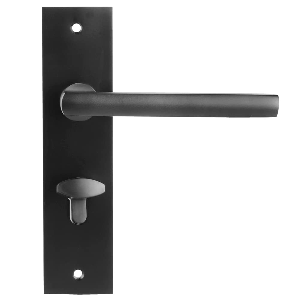 Ultra Quiet Bedroom Door Handle Lock - Zinc Alloy Interior Door Knob Set for Wooden Doors | Secure & Noise-Free for Bedrooms, Nurseries & Home Offices
