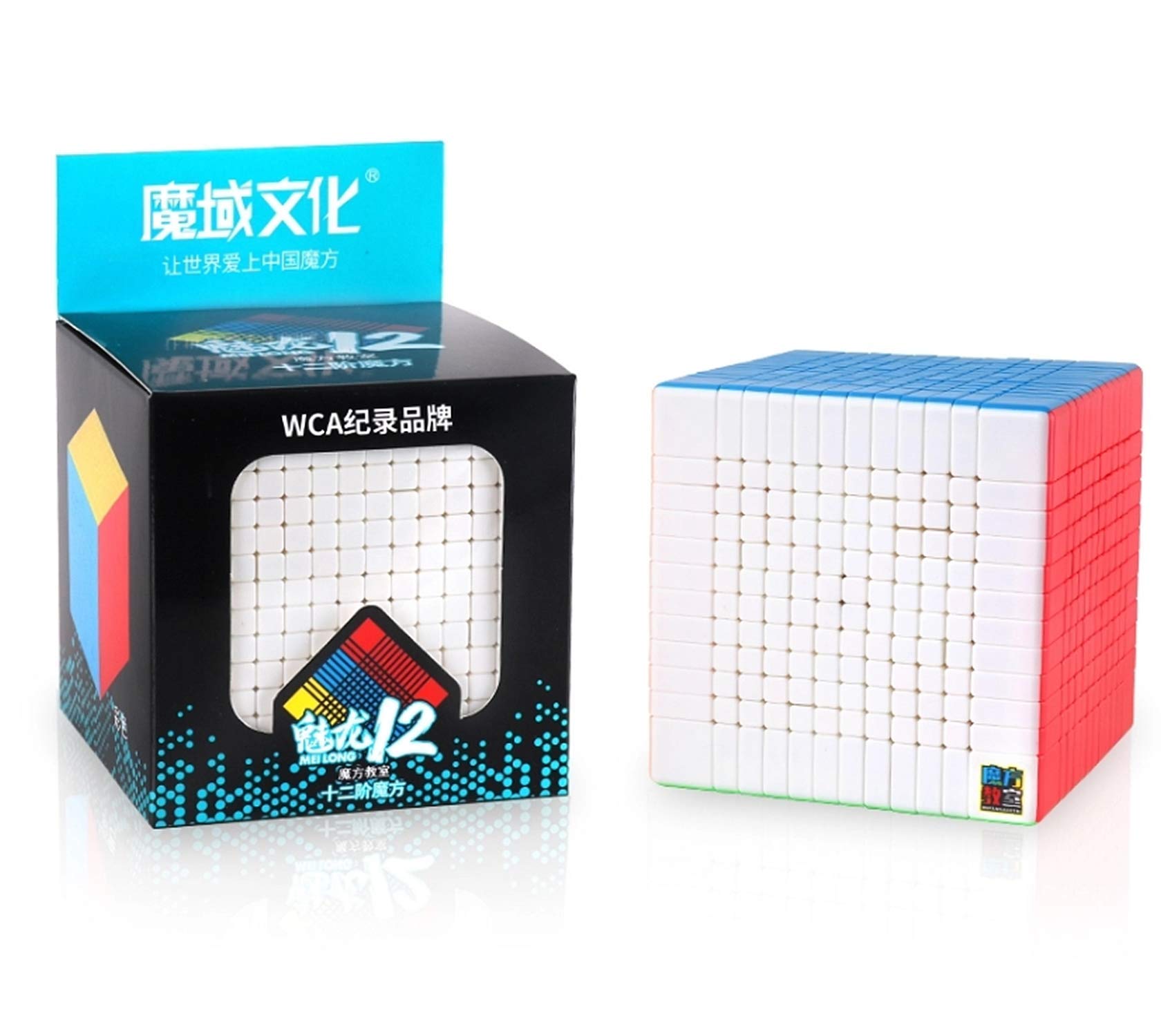Moyu Meilong 12x12 Stickerless Speed Cube - 93mm Smooth Turning Magic Cube Puzzle Toy for Adults & Kids | Perfect for Speedcubing, Classroom Learning, and STEM Education