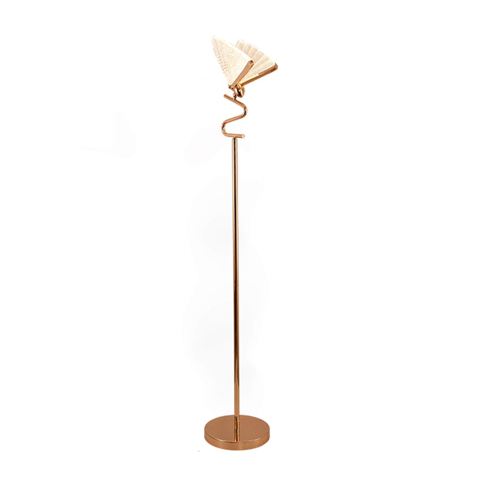 Nordic Modern Minimalist Floor Lamp with Colorful Butterfly Shade - Elegant Standing Light for Living Room, Bedroom, Princess & Kids Room - Creative Home Decor for Cozy Reading & Relaxation (Color B)